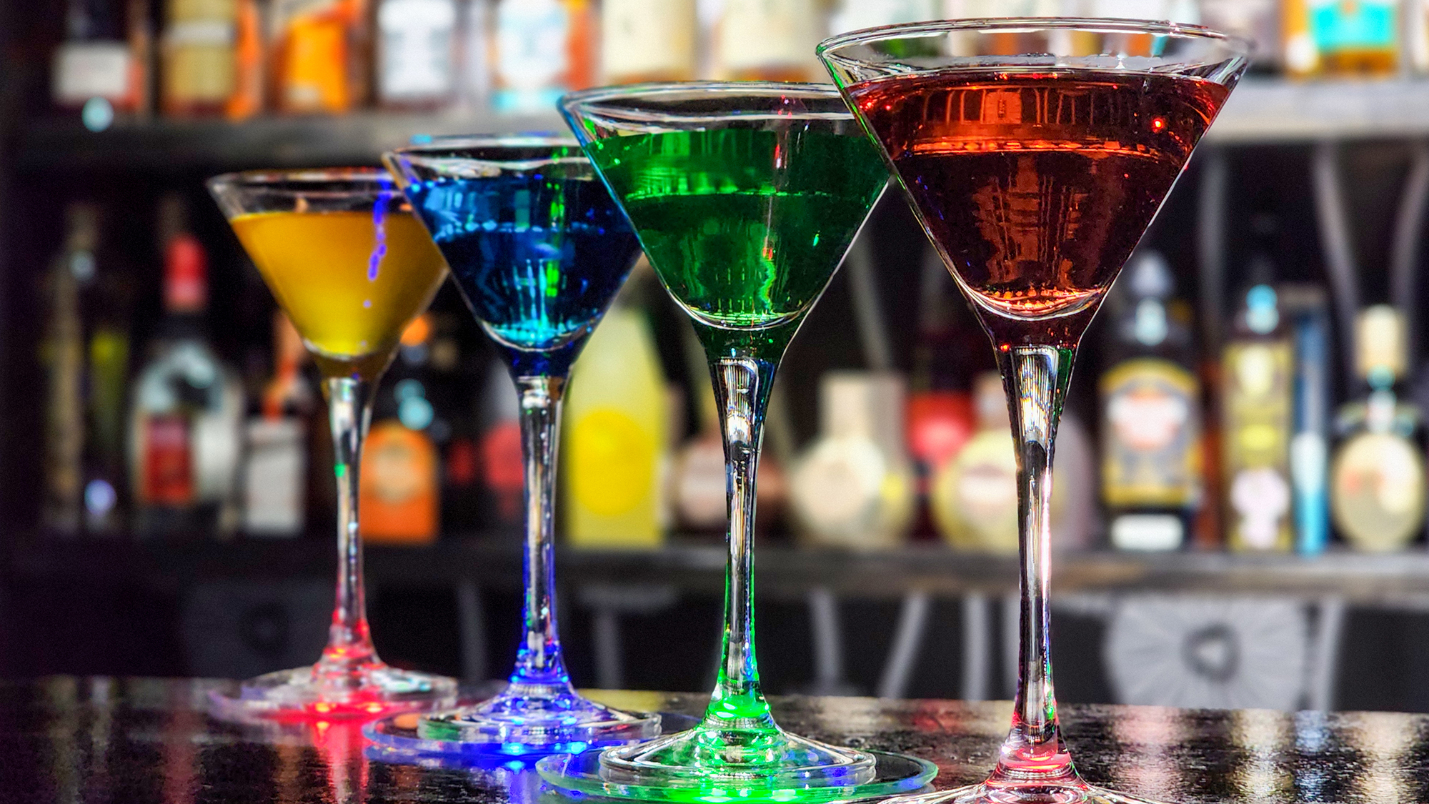 ＃BAR　推し色カクテル　あなたの推し色は何色ですか？