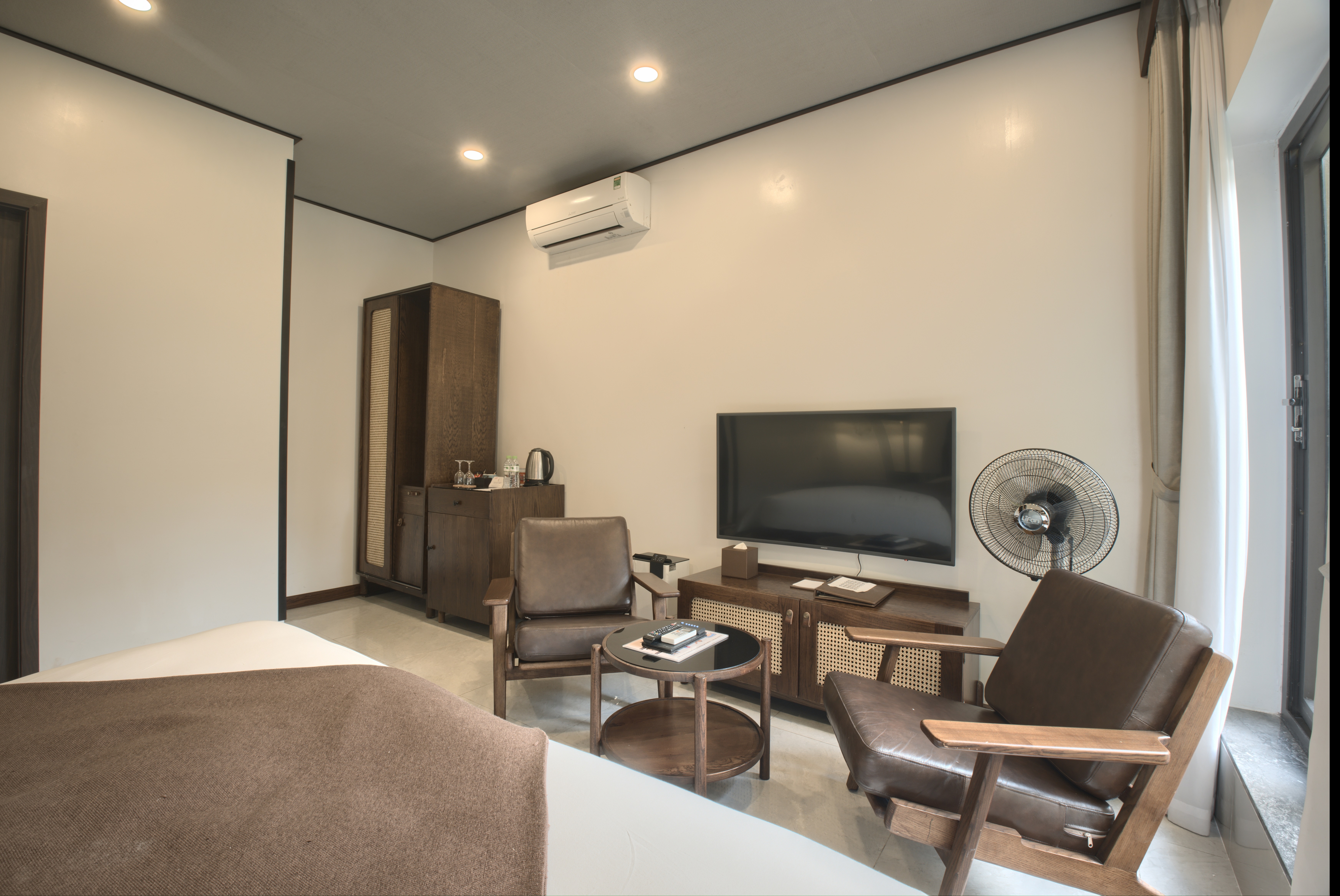 ガーデンビュー付きデラックスキングルーム - 温泉込み