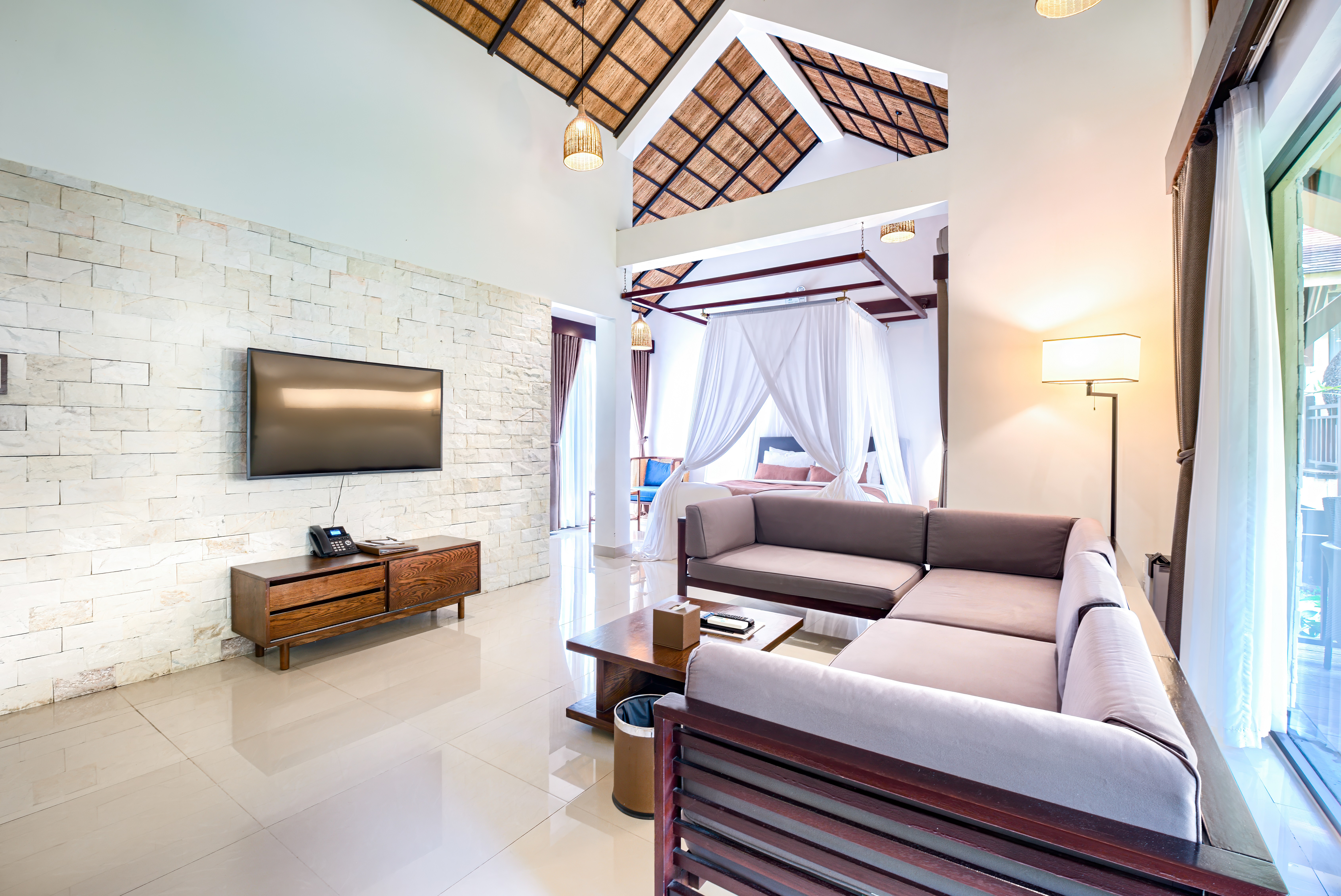 インルームスチームサウナ付きエグゼクティブヴィラ - フットマッサージ、温泉込み