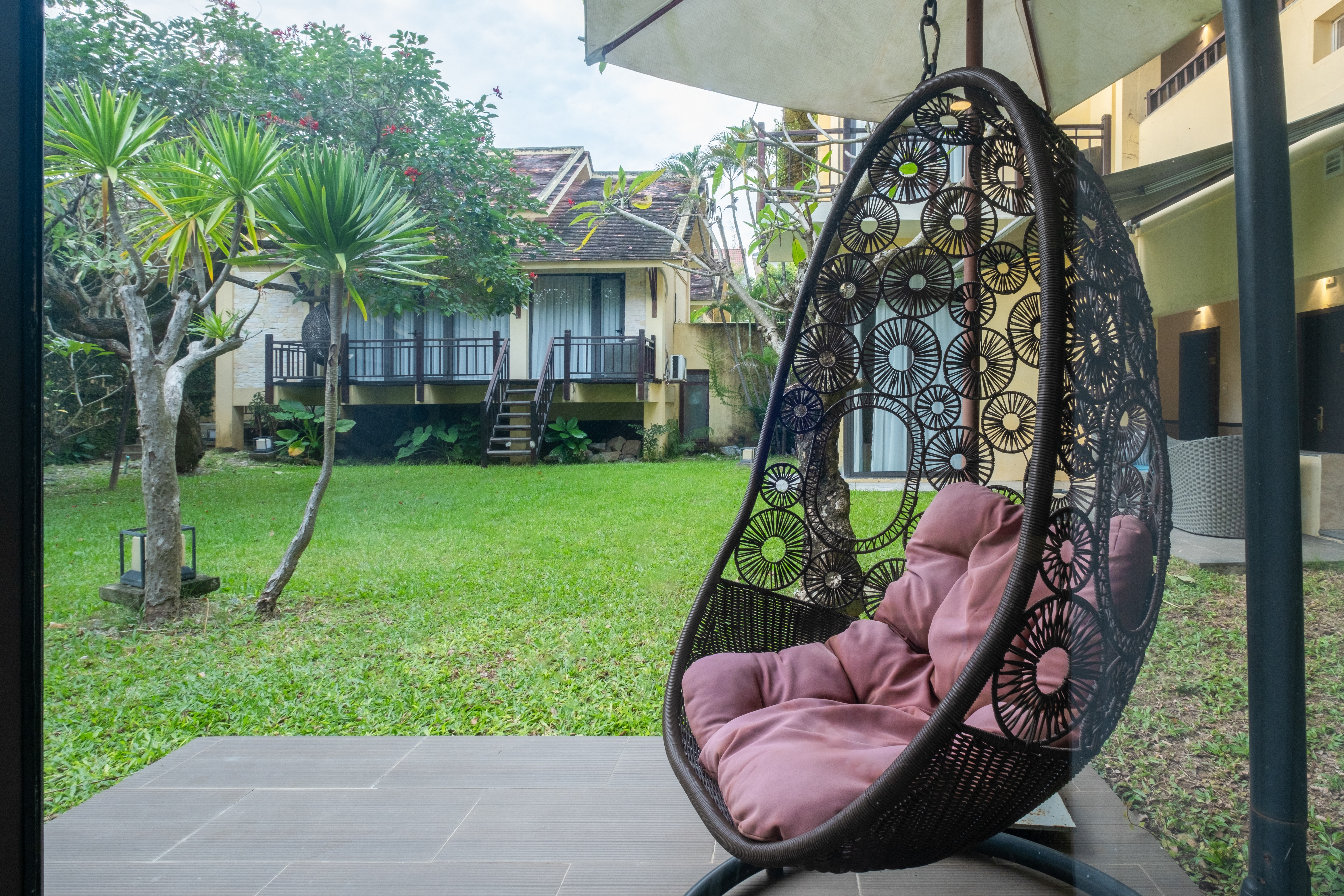 ガーデンビュー付きデラックスキングルーム - 温泉込み