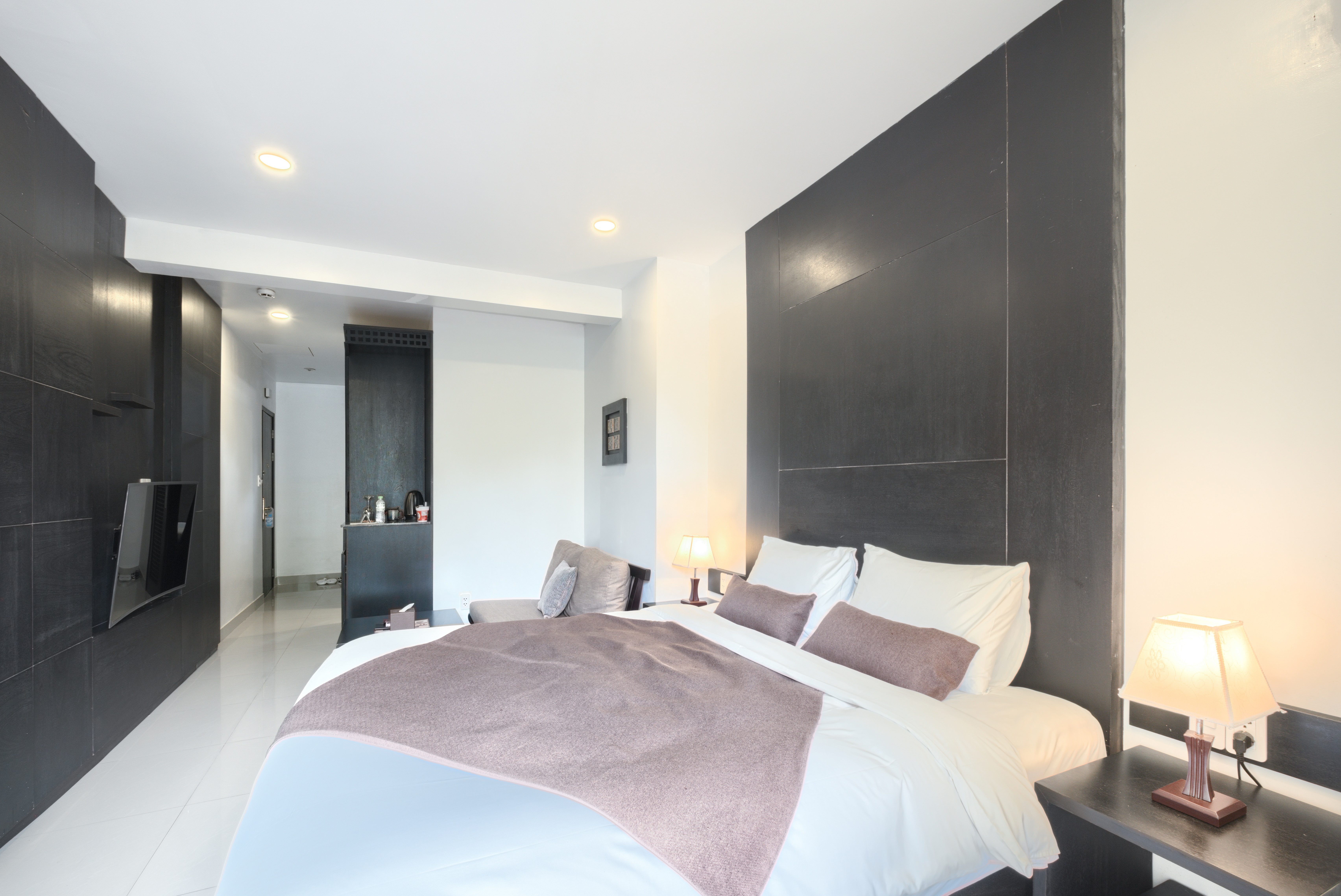 ストリートビュー付きデラックスキングルーム - 温泉込み