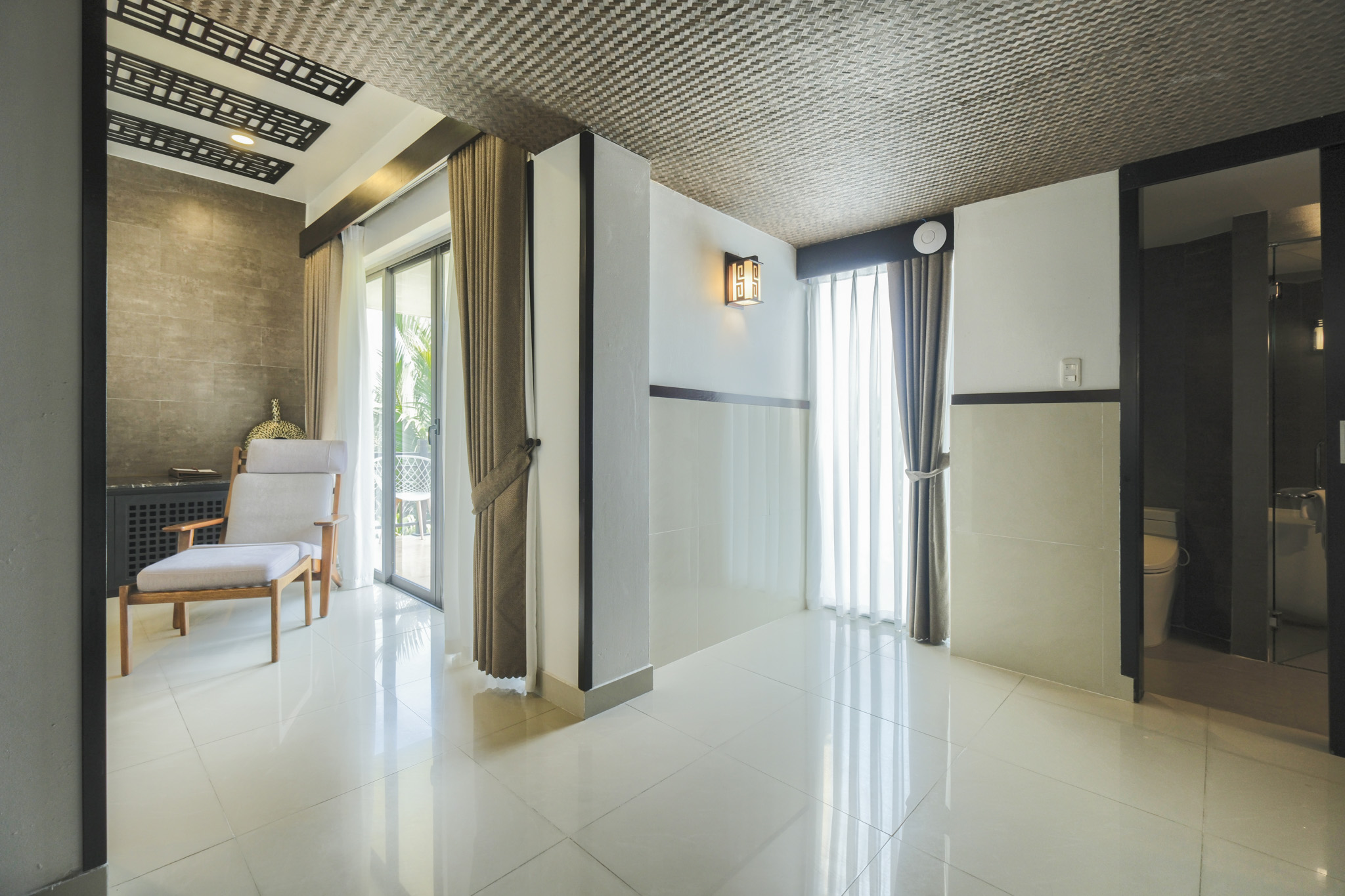 川の景色付きヴィラキングルーム - フットマッサージ、温泉込み