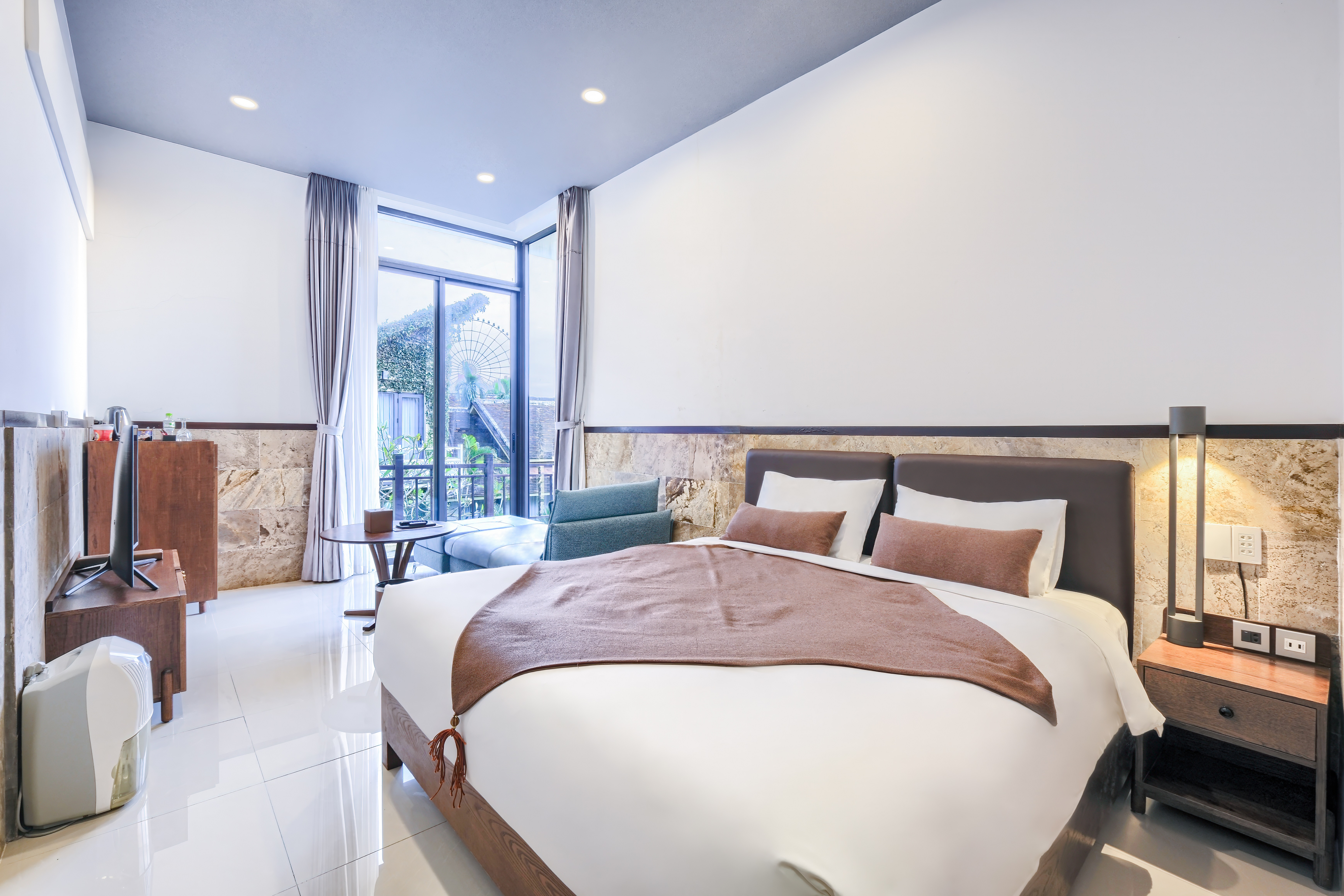 ガーデンビュー付きスーペリアキングルーム - 温泉込み