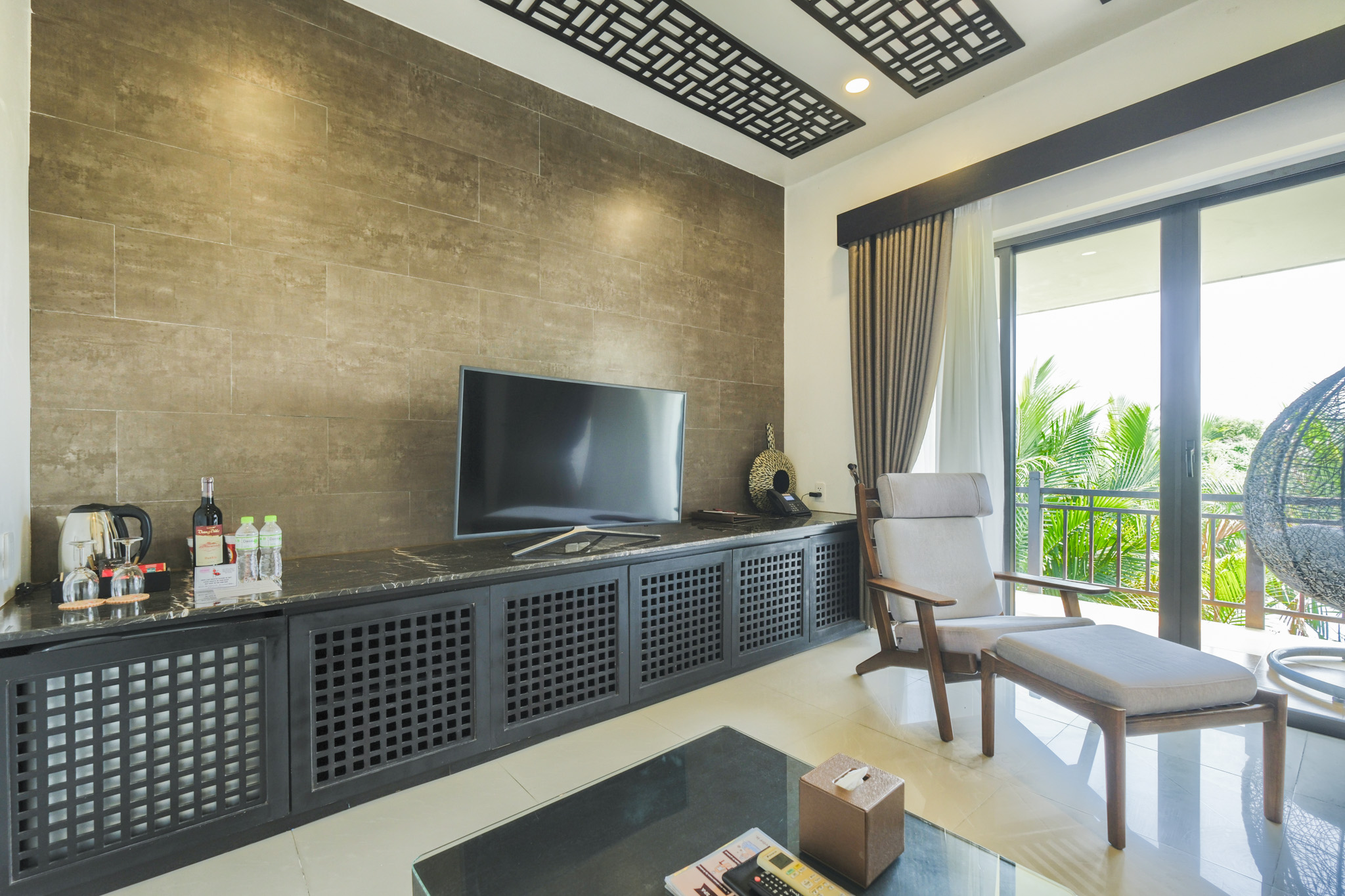 川の景色付きヴィラキングルーム - フットマッサージ、温泉込み