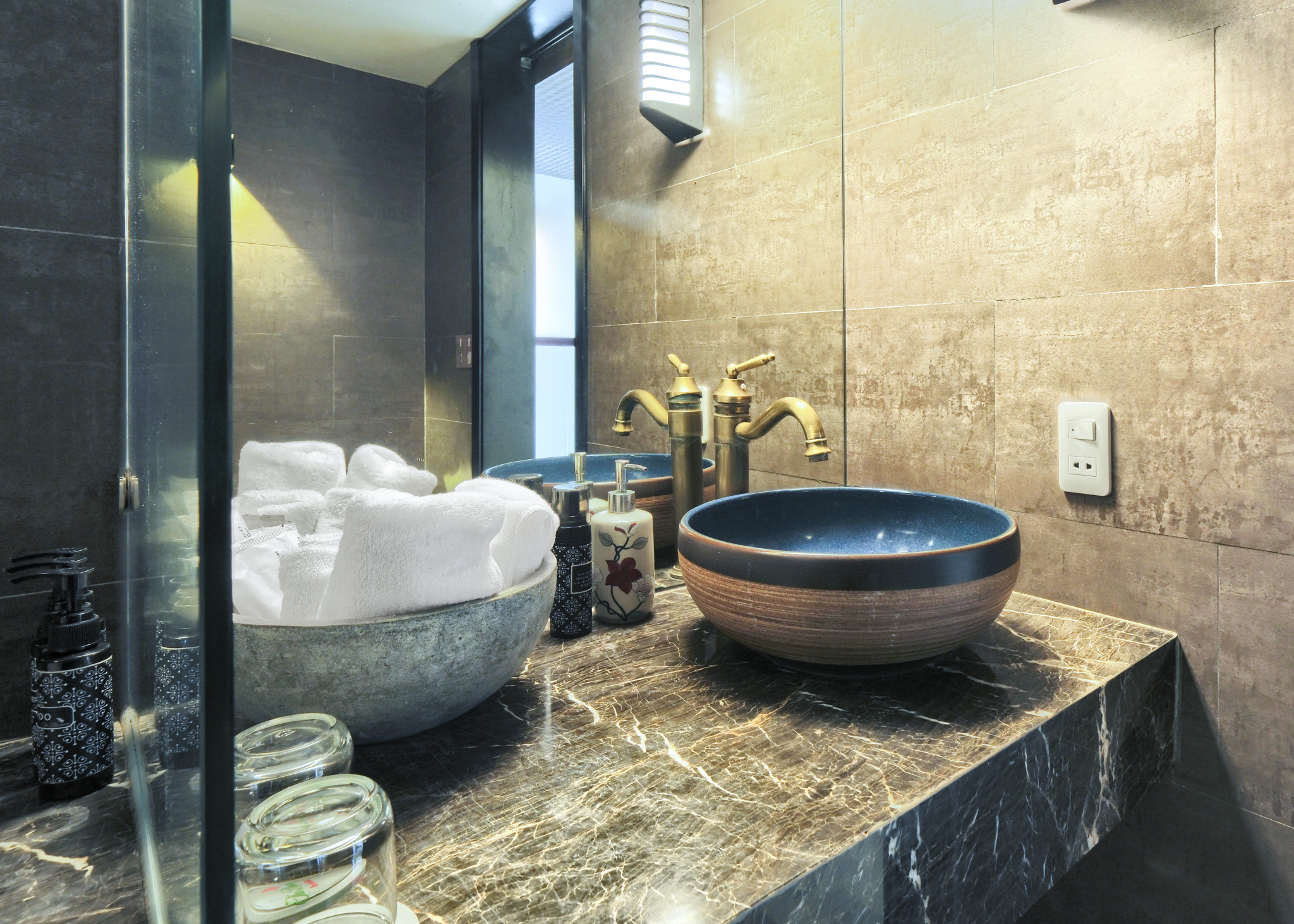 川の景色付きヴィラキングルーム - フットマッサージ、温泉込み