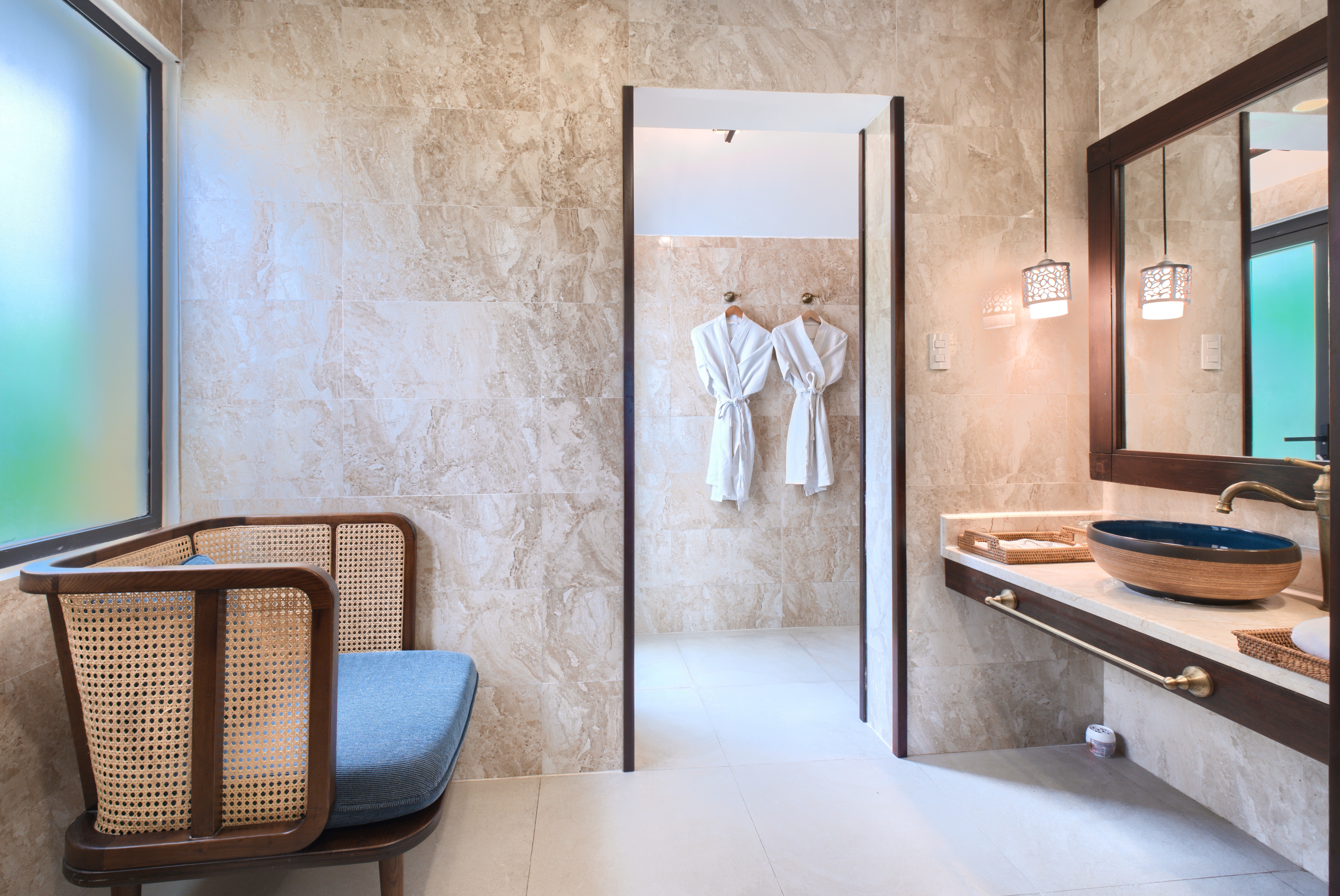 インルームスチームサウナ付きヴィラキングルーム - フットマッサージ、温泉込み