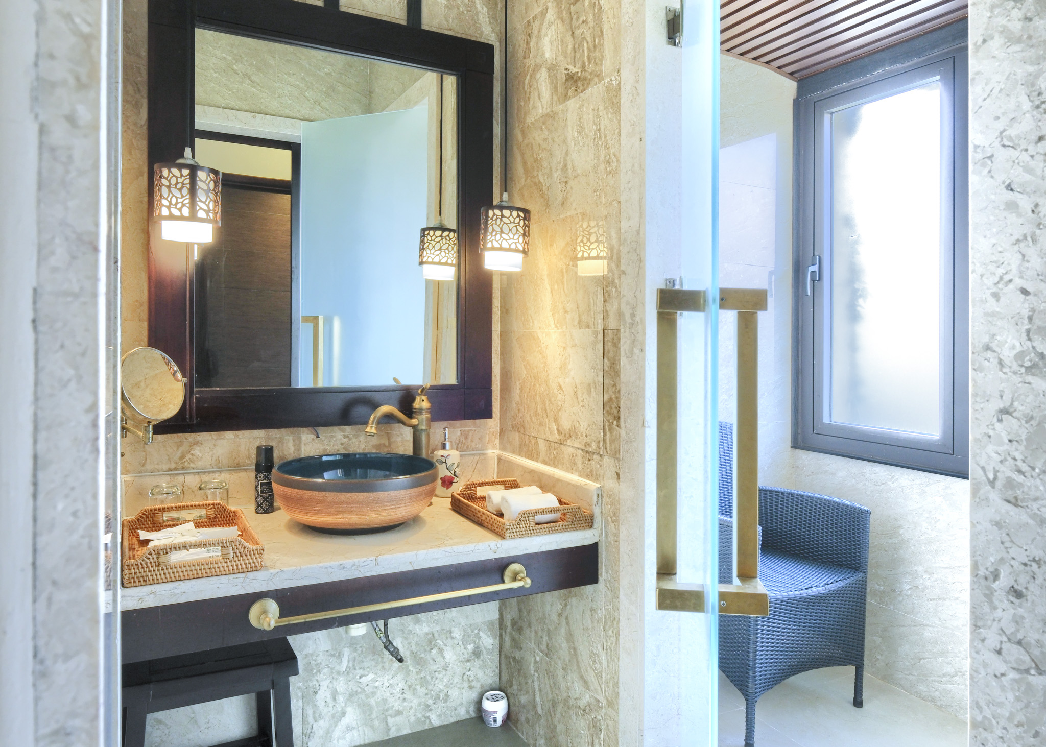 インルームスチームサウナ付きヴィラツインルーム - フットマッサージ、温泉込み