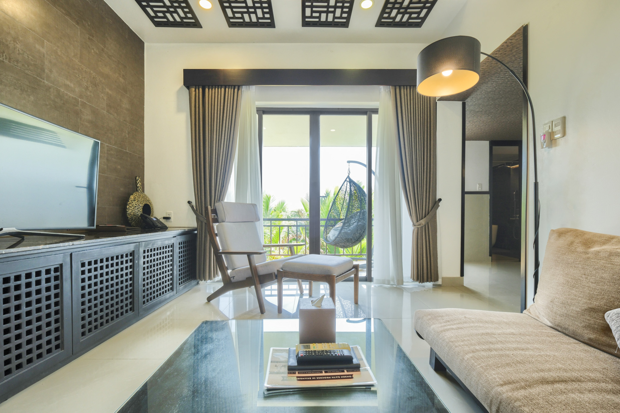 川の景色付きヴィラキングルーム - フットマッサージ、温泉込み