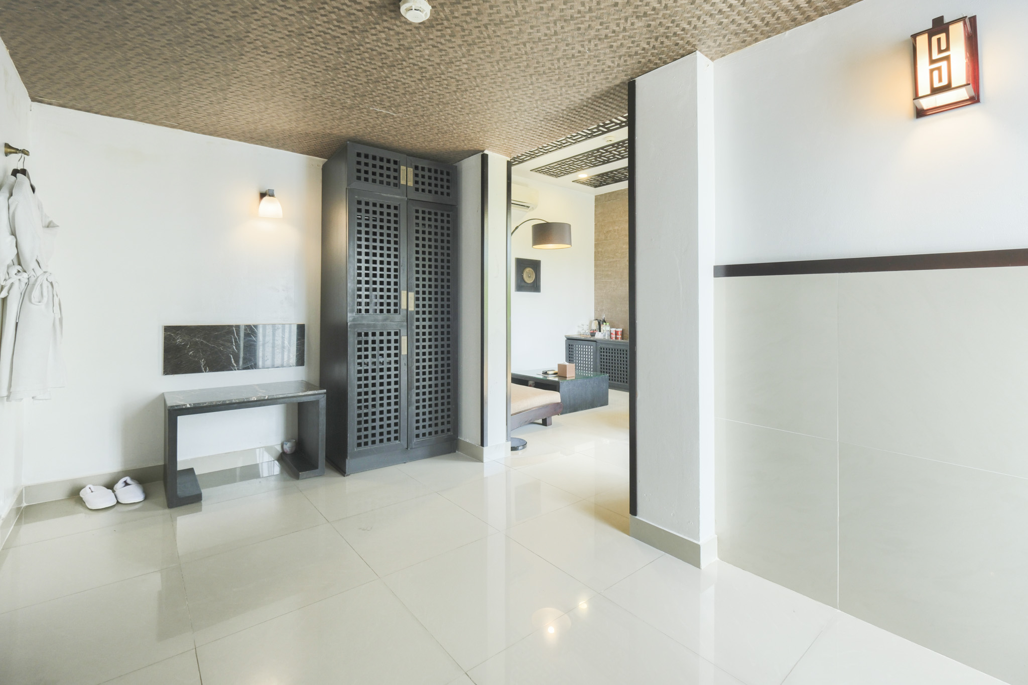 川の景色付きヴィラキングルーム - フットマッサージ、温泉込み