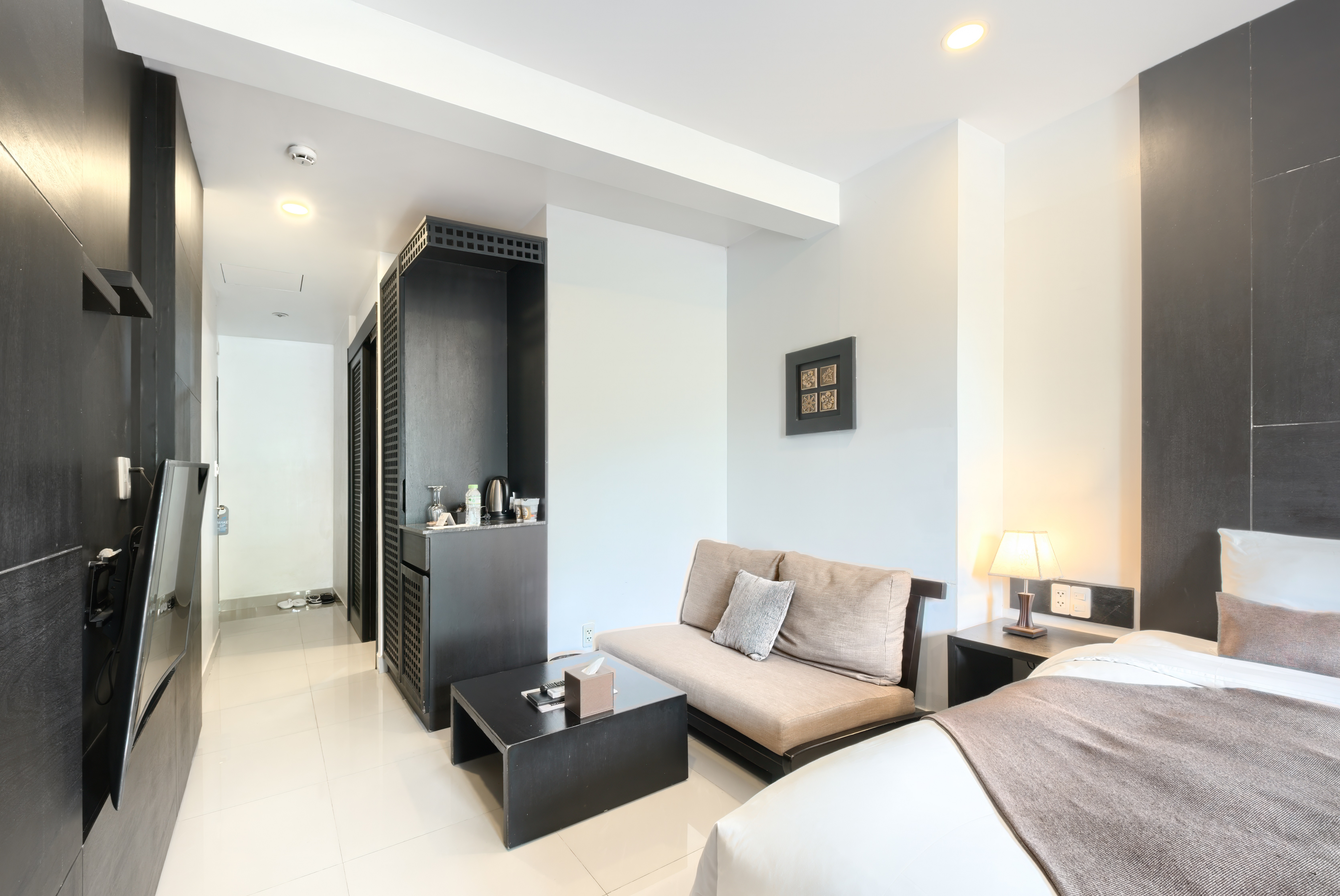 ストリートビュー付きデラックスキングルーム - 温泉込み