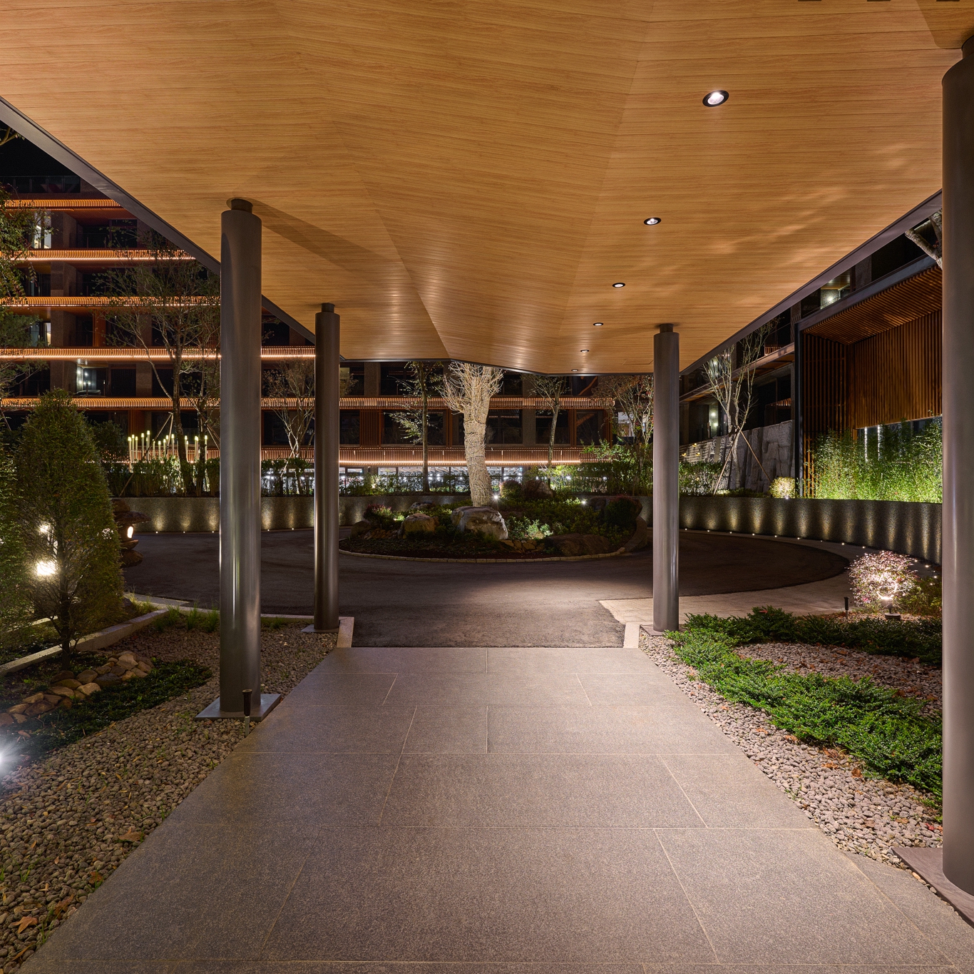 ホテルの入り口