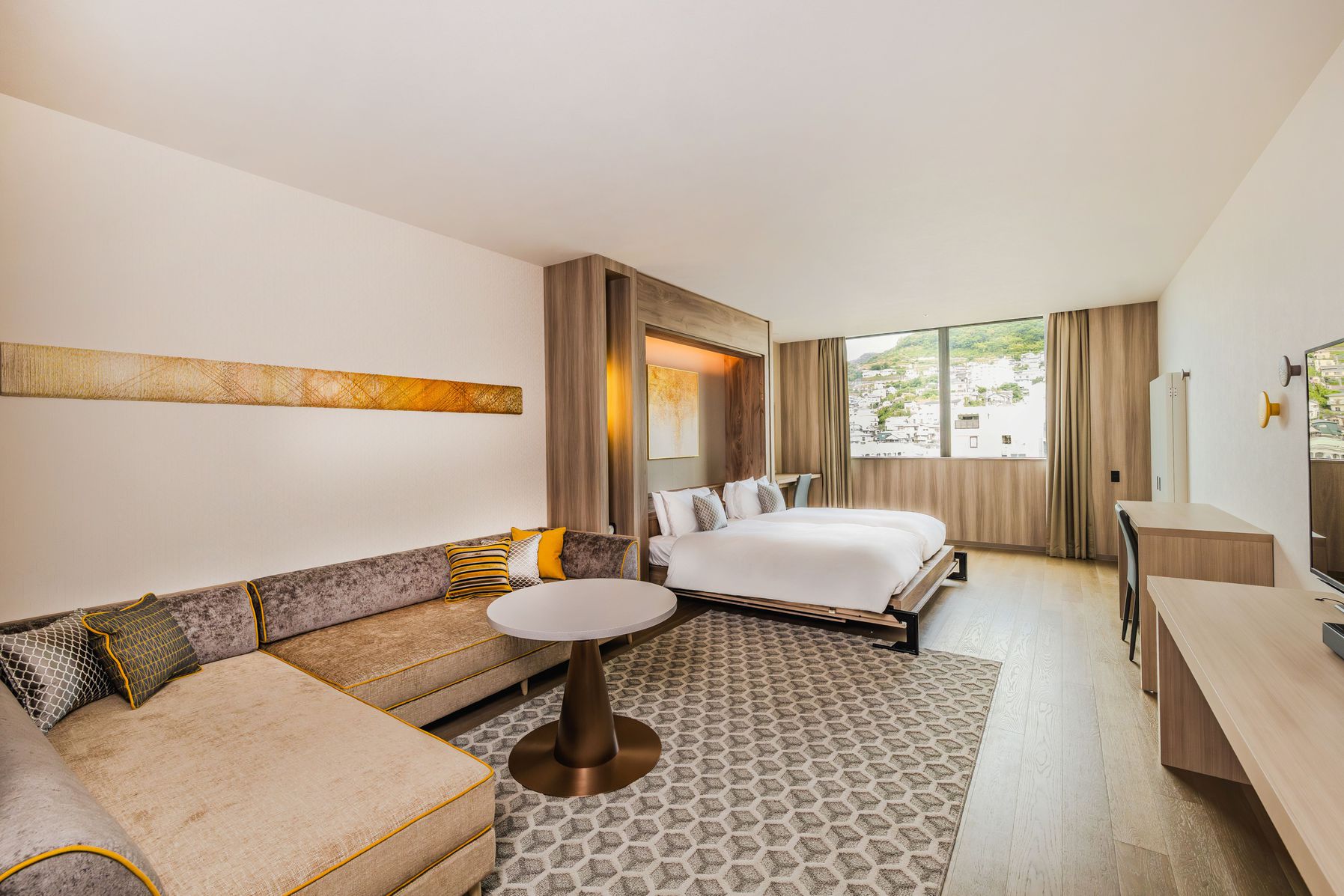 デラックスシティビューツインルーム