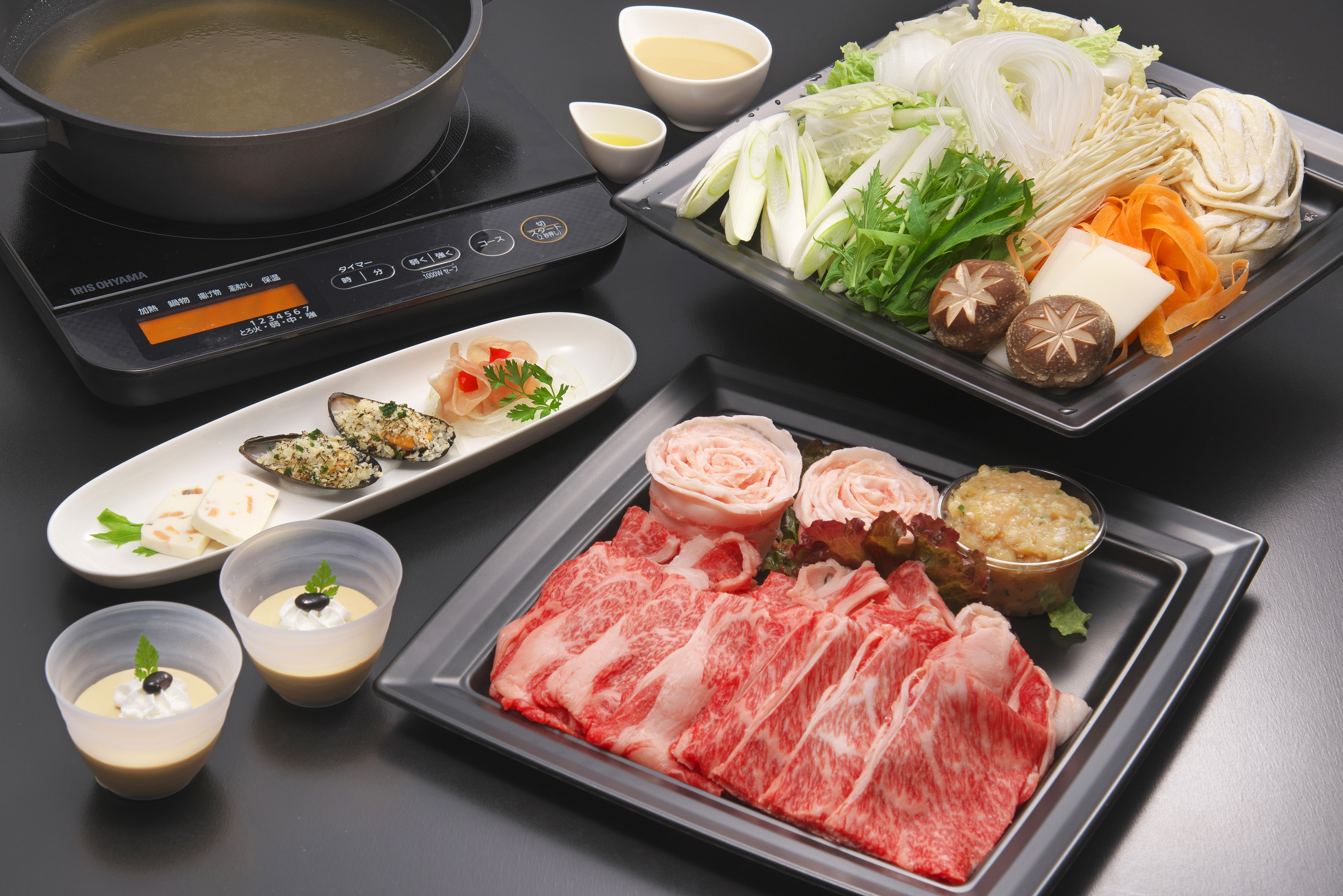 山梨県産ブランド肉のしゃぶしゃぶ②