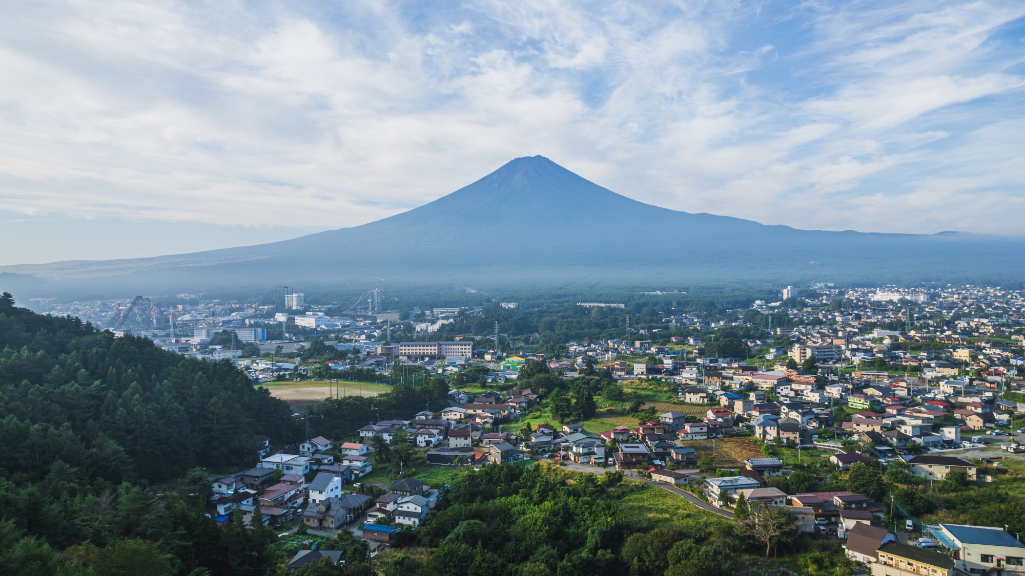 施設からの富士山