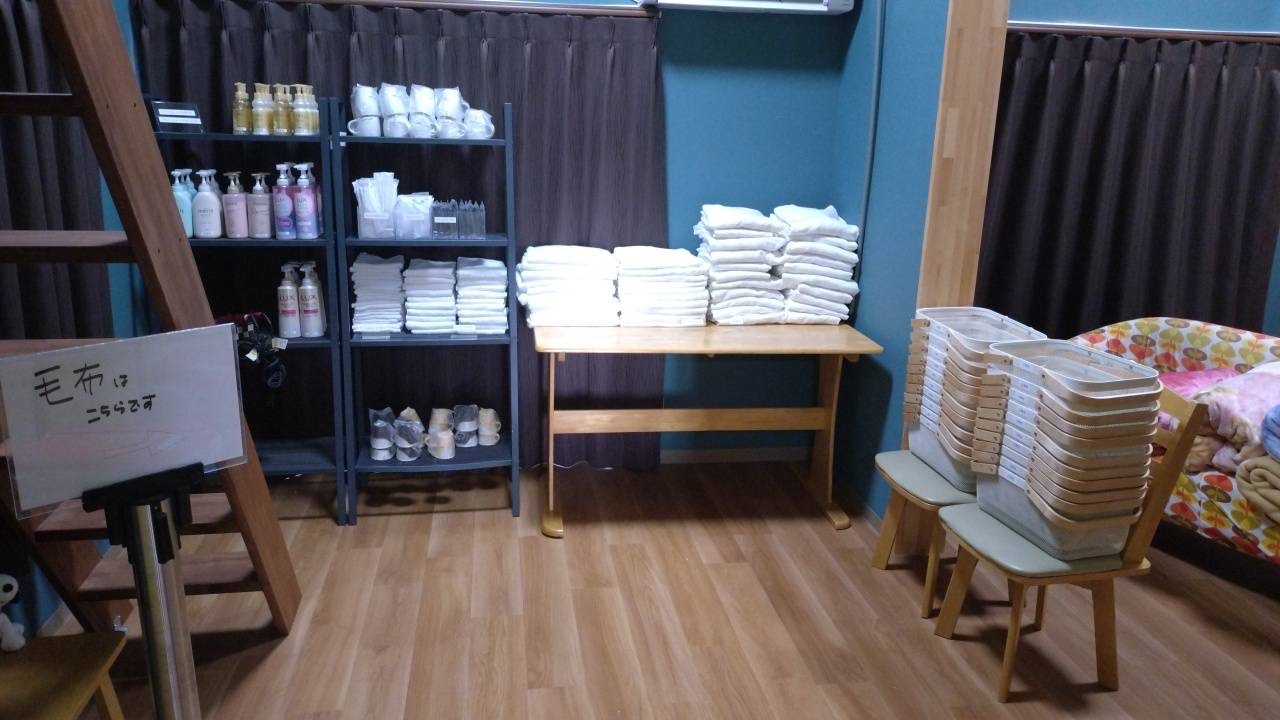 フロント　アメニティーコーナー