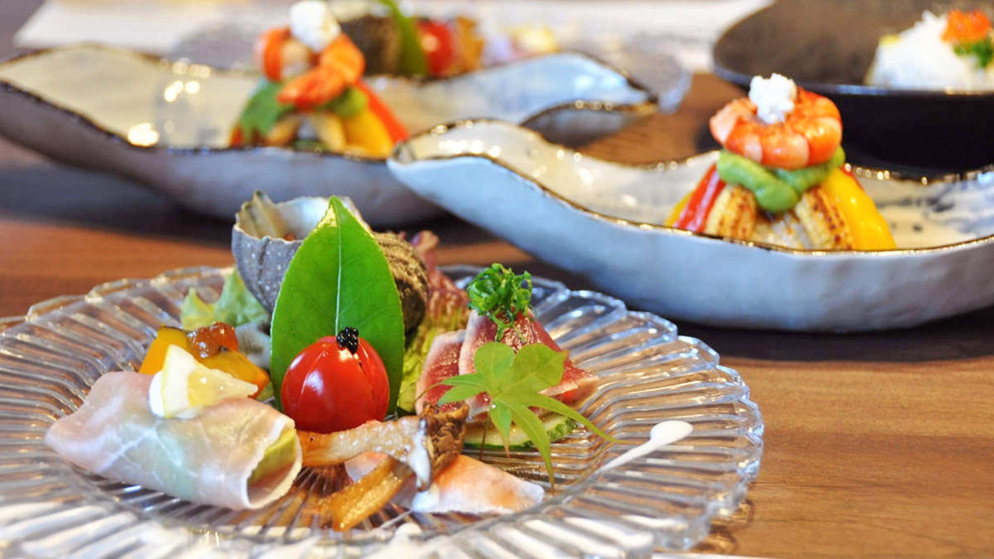 【グレードアップ2食付】ちょっと贅沢に！萬力屋会席「松コース」！メインはA4等級おおいた和牛ステーキ