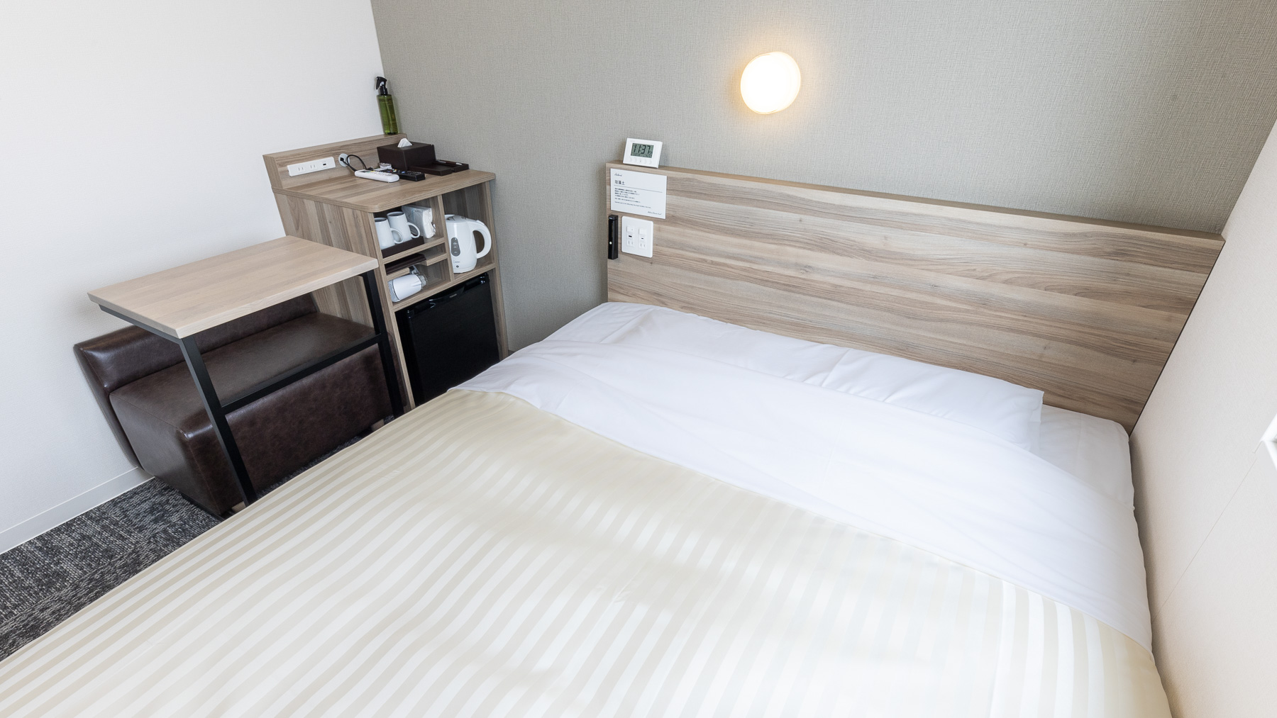 【スタンダードルーム】1名利用にオススメのシンプルなお部屋です