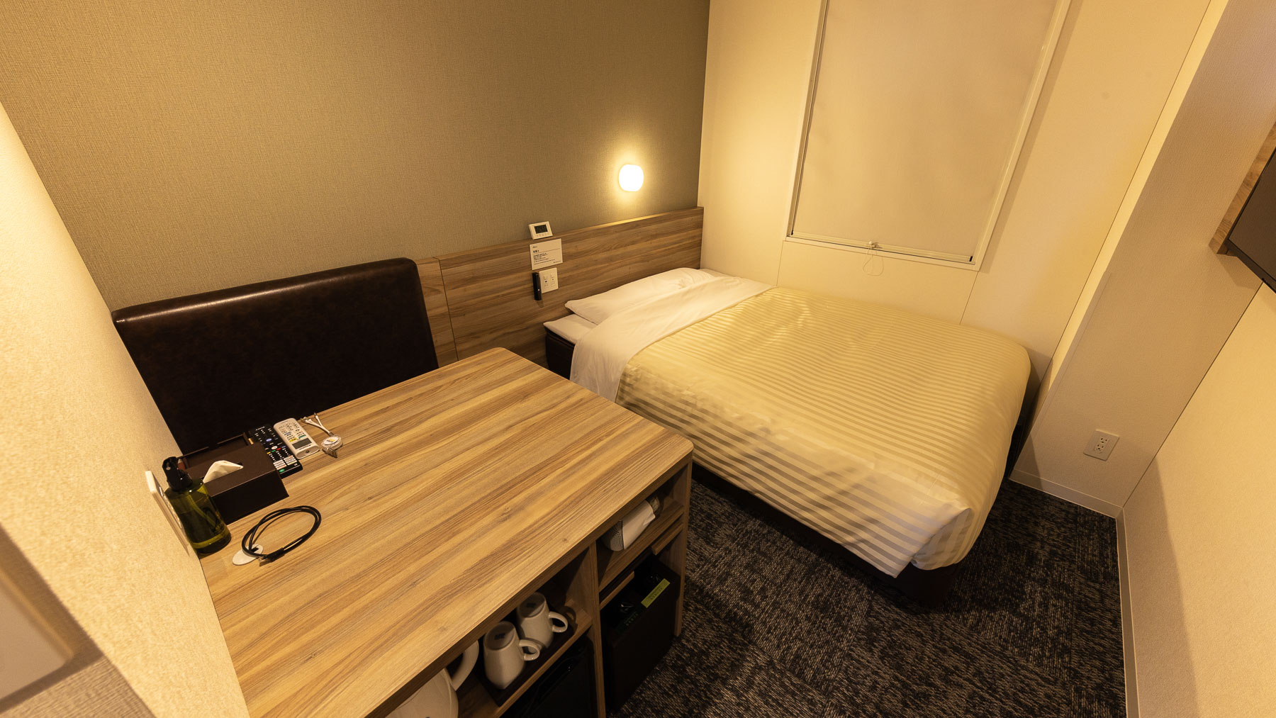 【エクストラルーム】ベッドは150cmでゆったりお休みになれます