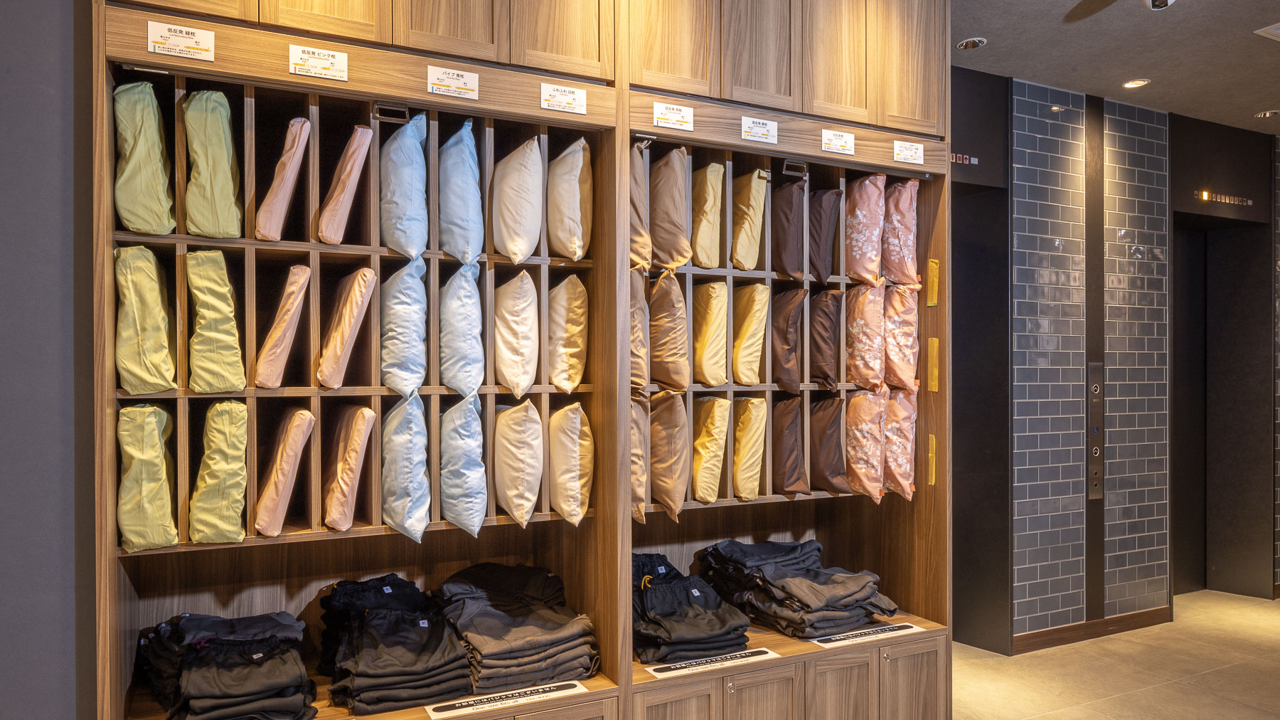 選べる枕コーナー