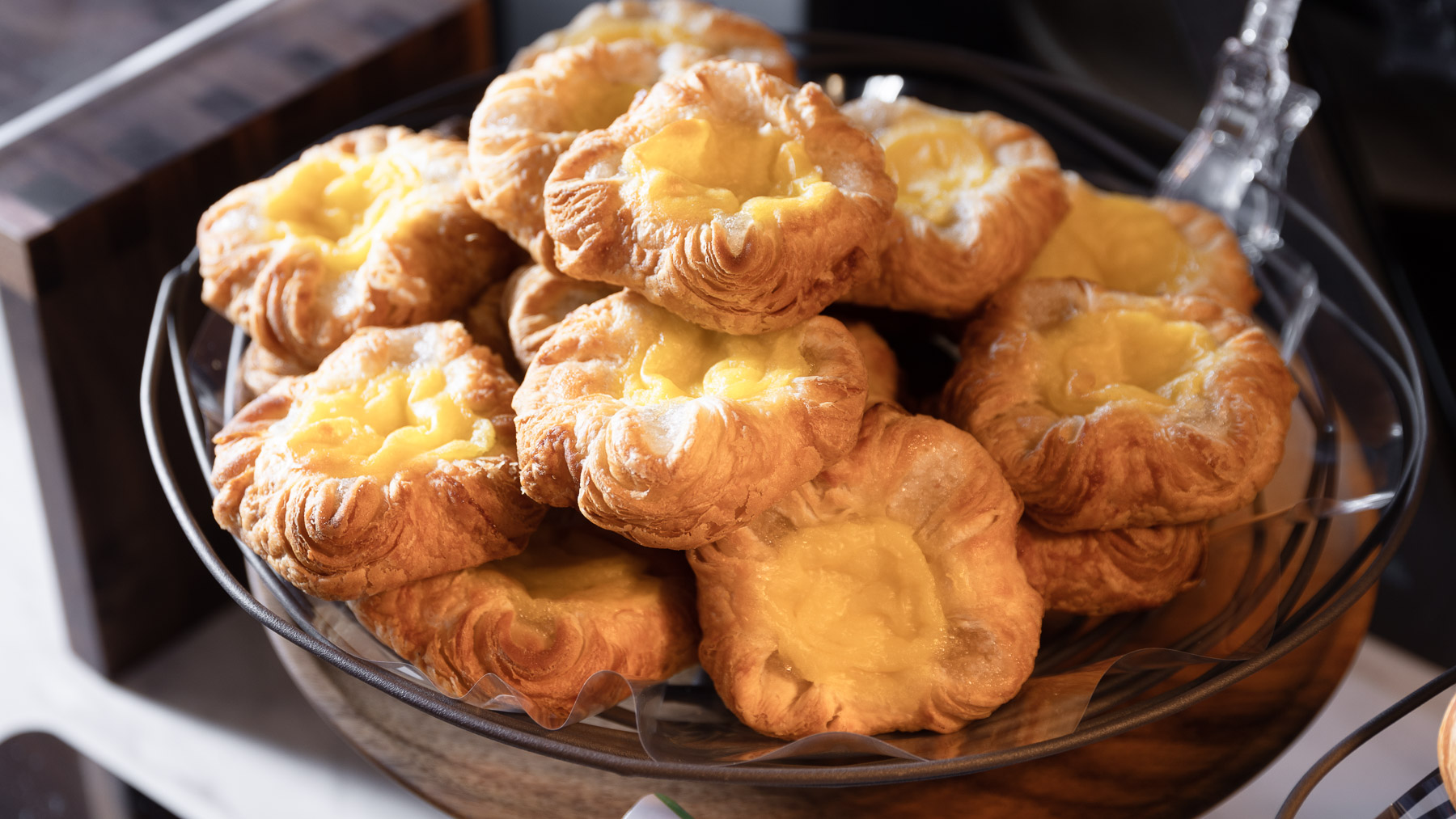 【無料朝食】甘さが特徴のカスタードクラウン