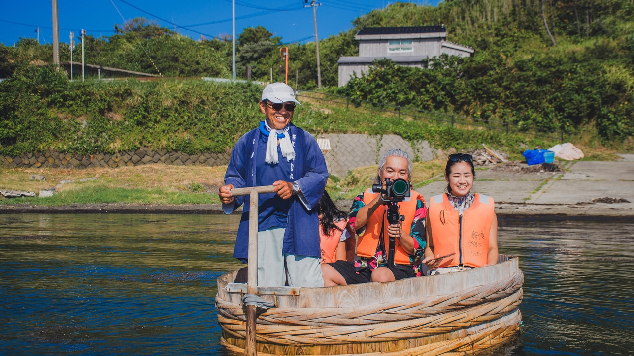 夏の思い出【ファミリー限定プラン】佐渡産海鮮を炭火で食べてみよう！古民家で貴重囲炉裏で体験♪