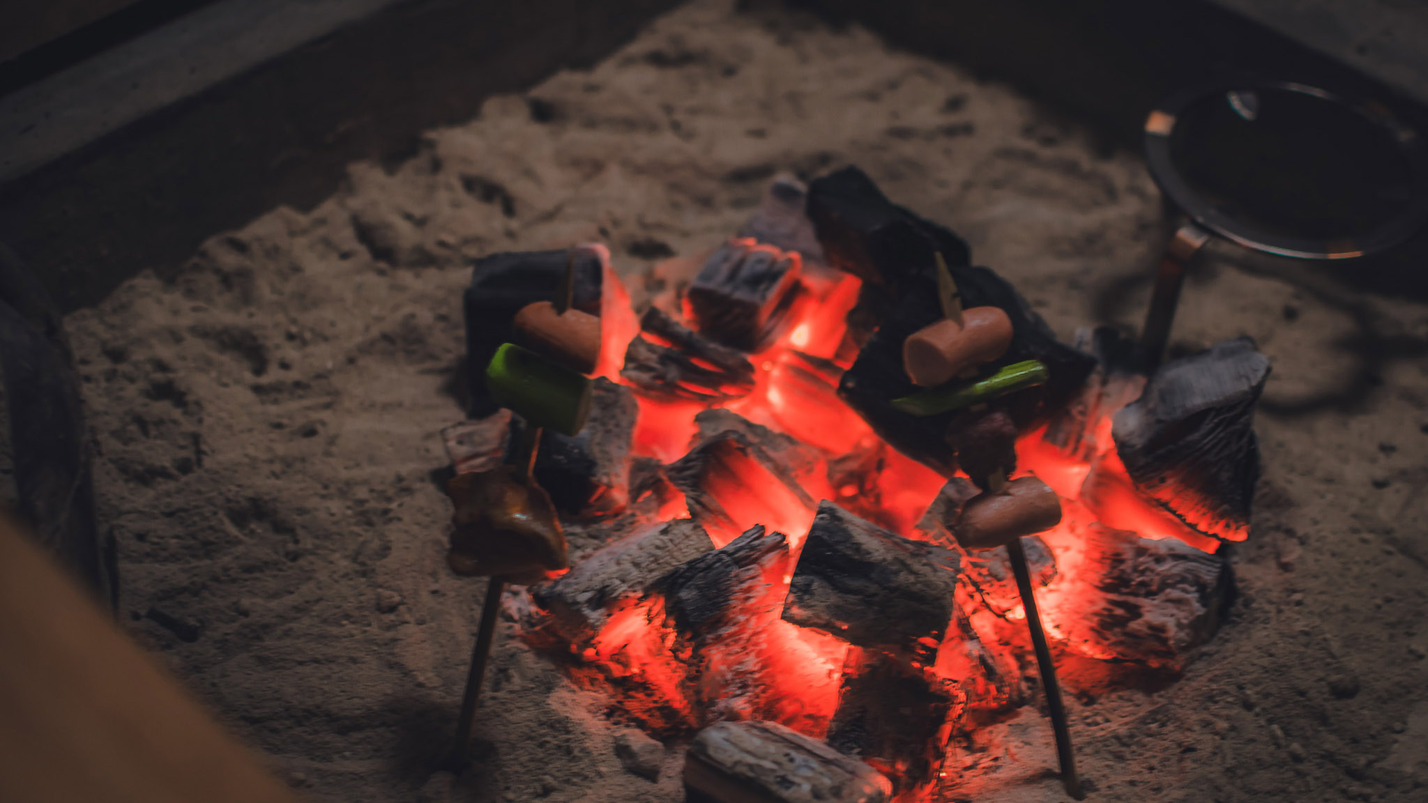 囲炉裏炭火焼き