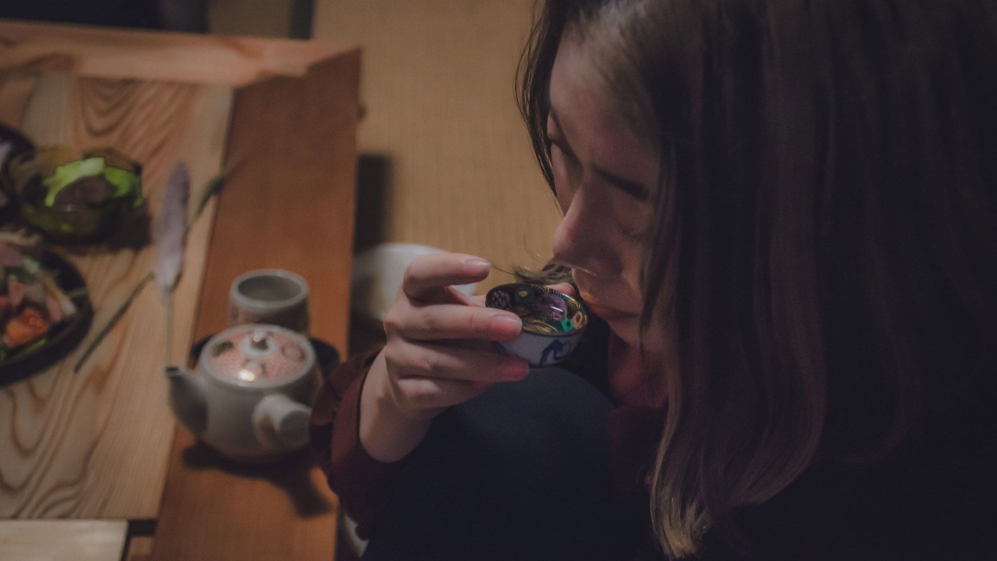 おちょこで日本酒