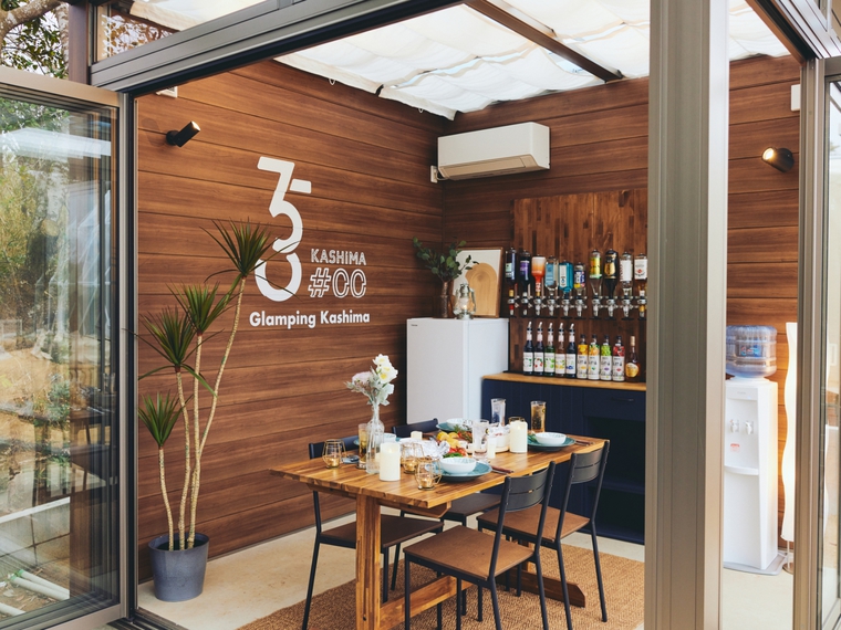 【手軽にグランピング！】持ち込みOK宿泊プラン（プライベートシェルター利用）※スペース費用等現地清算