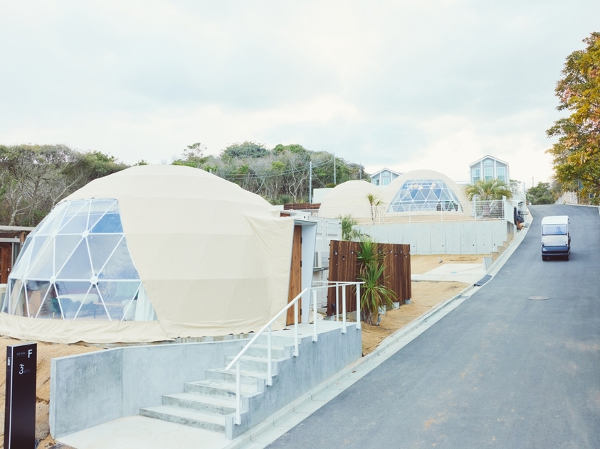 【手軽にグランピング！】持ち込みOK宿泊プラン（プライベートシェルター利用）※スペース費用等現地清算