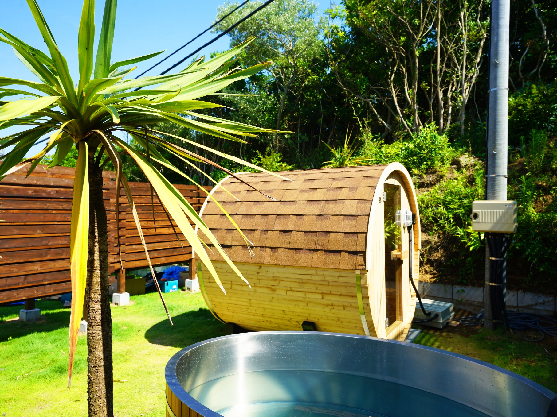 チラー付き水風呂 ※ツインドームD棟にご宿泊のお客様限定でご利用可能