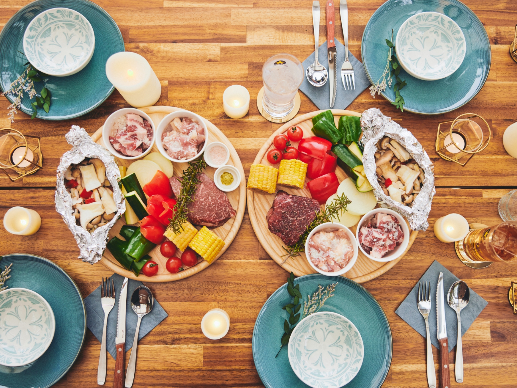 プライベートシェルターでBBQ♪