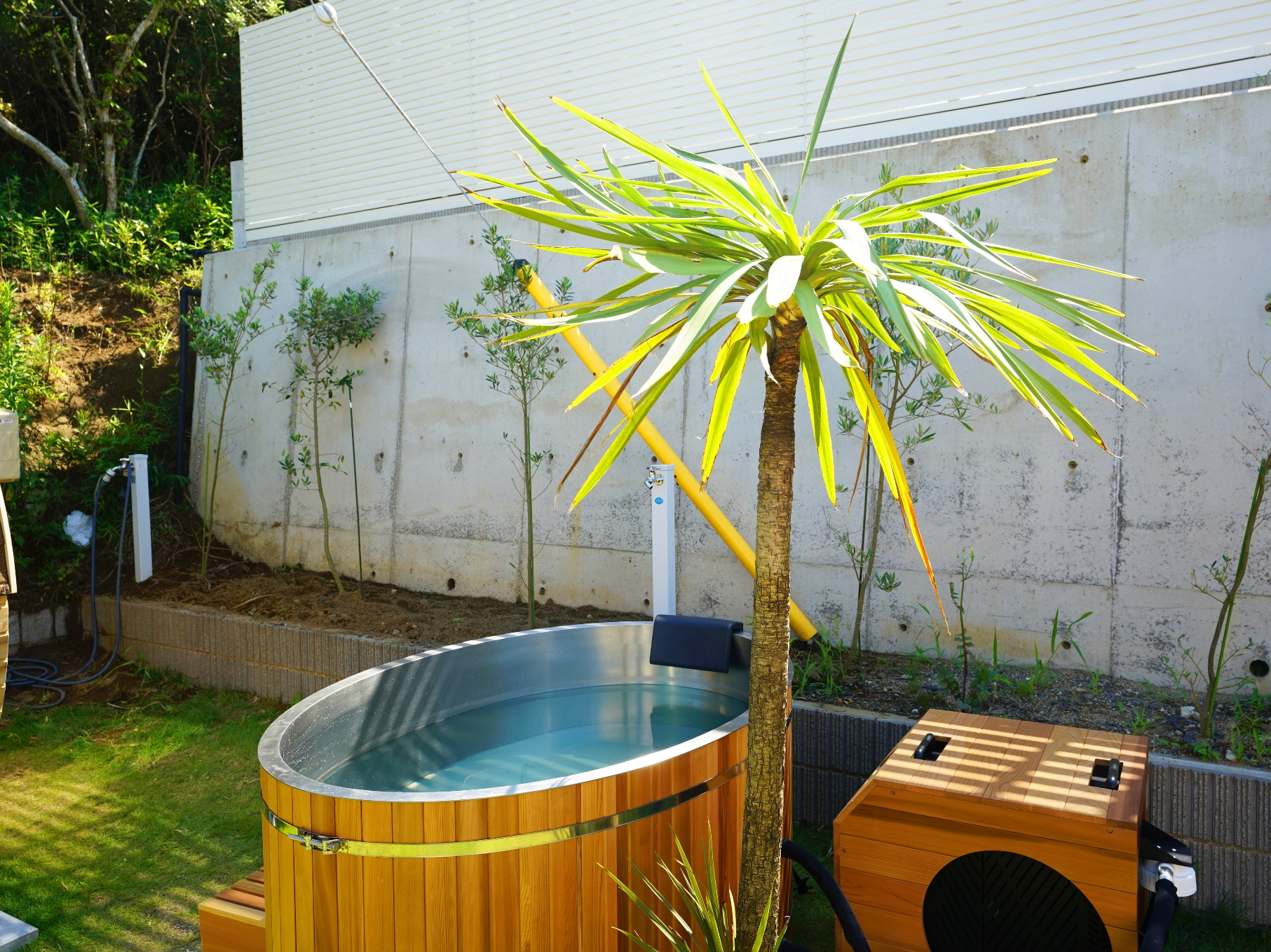 チラー付き水風呂 ※ツインドームD棟にご宿泊のお客様限定でご利用可能