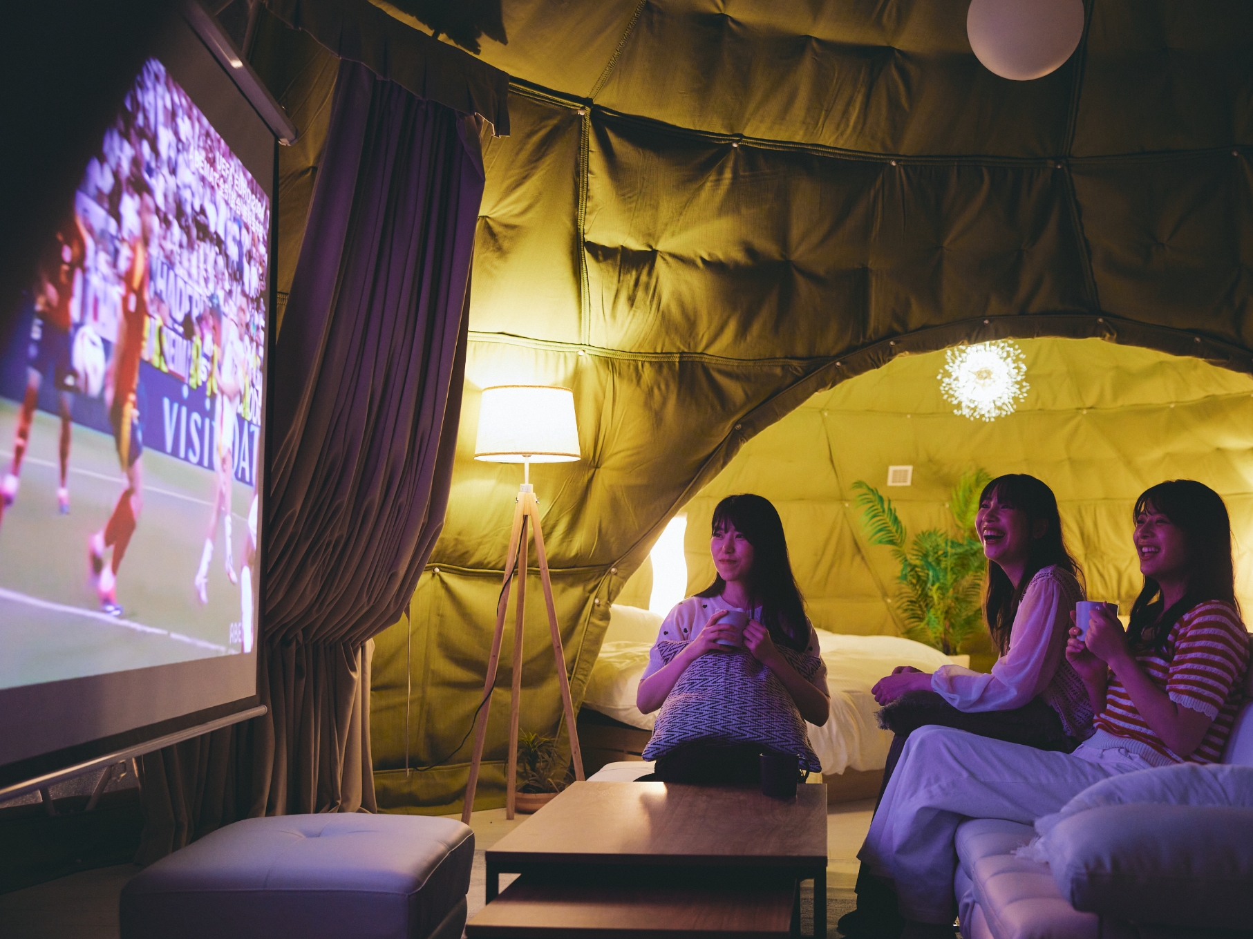 大迫力のスクリーン！