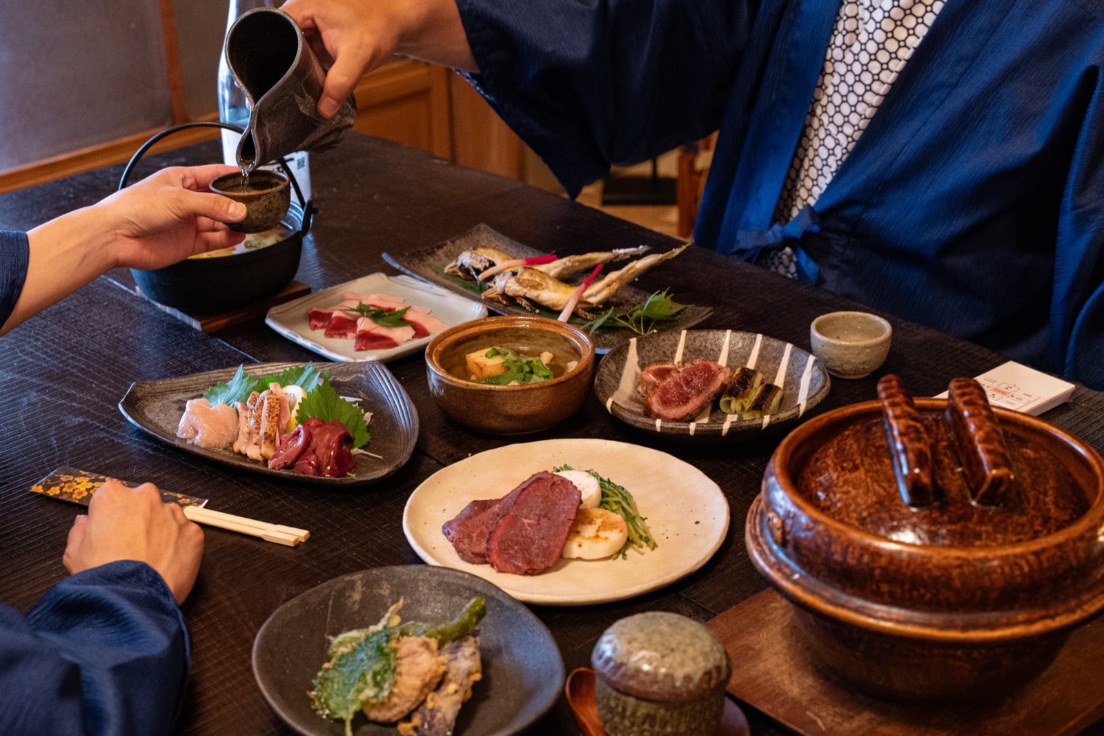【1日1組限定・1泊2食】旬の山川の恵みを味わう｜店主おまかせ 山川特選会席