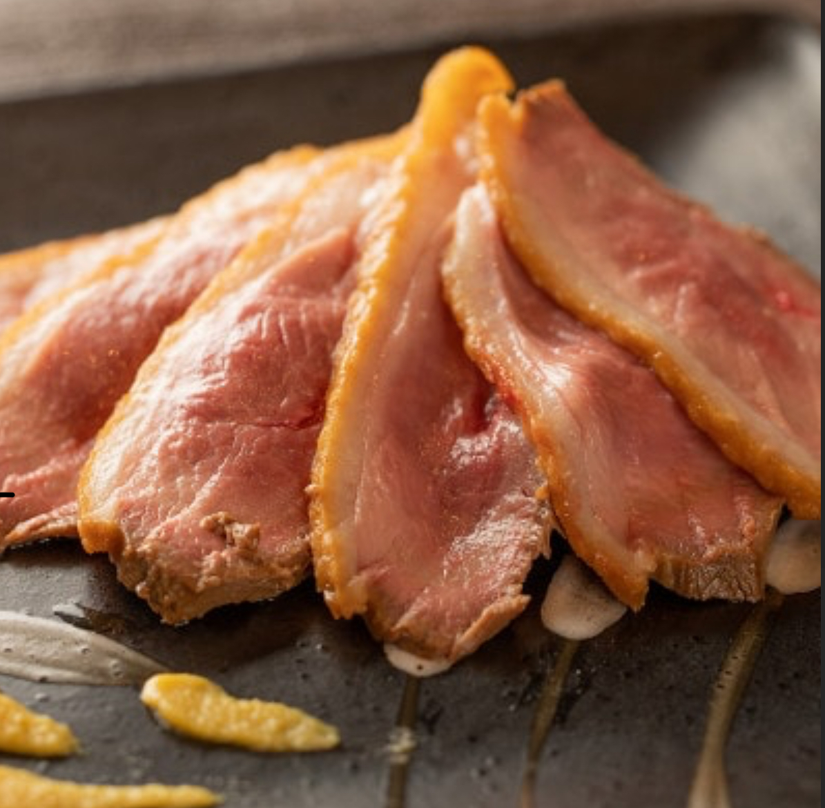 京間鴨の蒸ロース