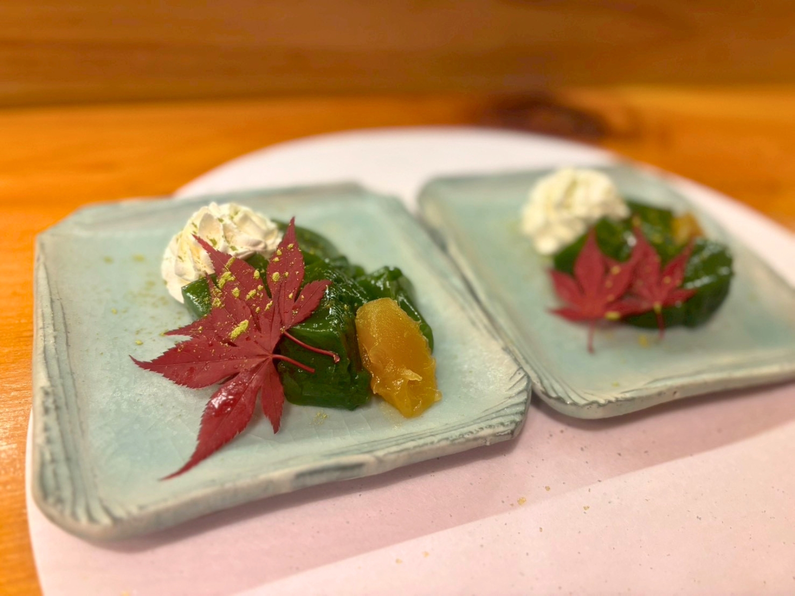 近隣のお茶を使った甘味