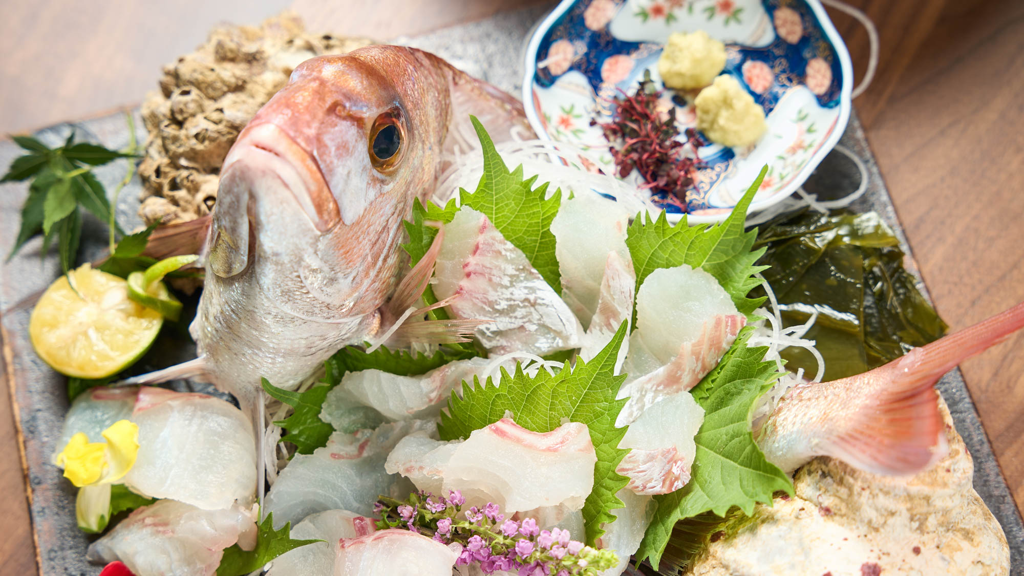 夕食（ケータリング）：季節ごとの旬のお刺身
