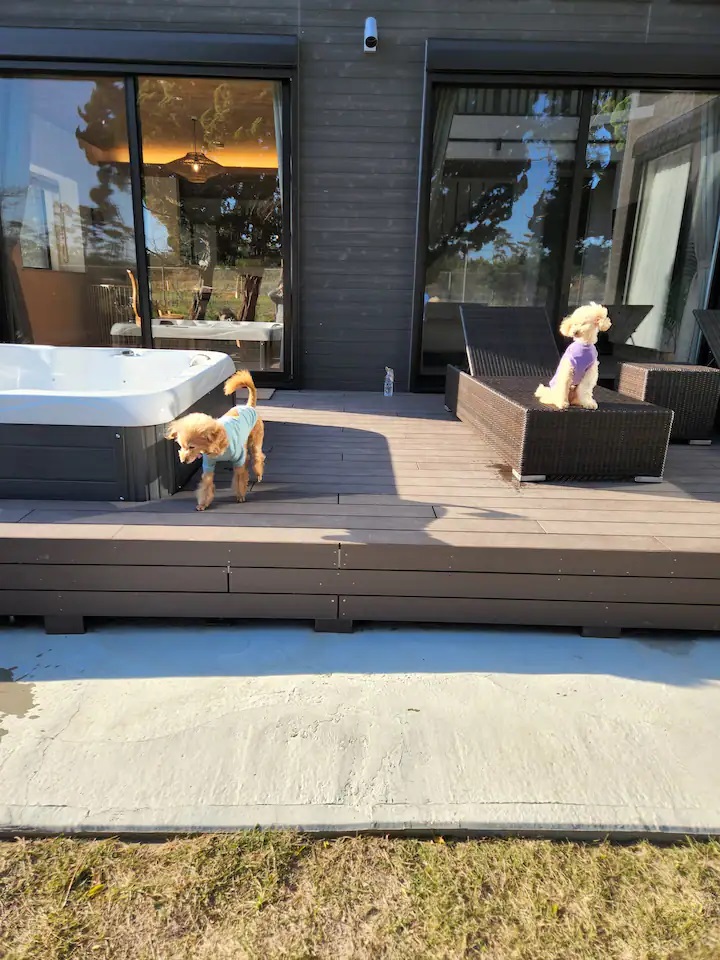 BBQ　屋外ジャグジー　海徒歩7分　愛犬同伴可　(清掃費込み）