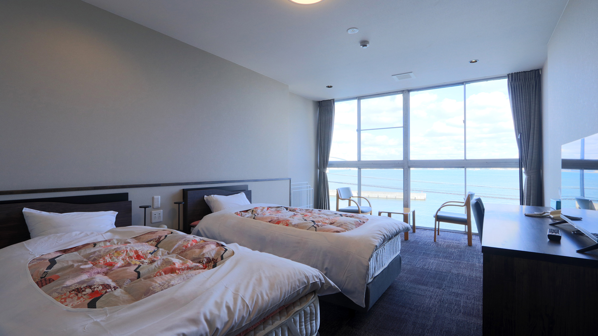 【別館ツイン・眺望あり】広々としたツインルームです