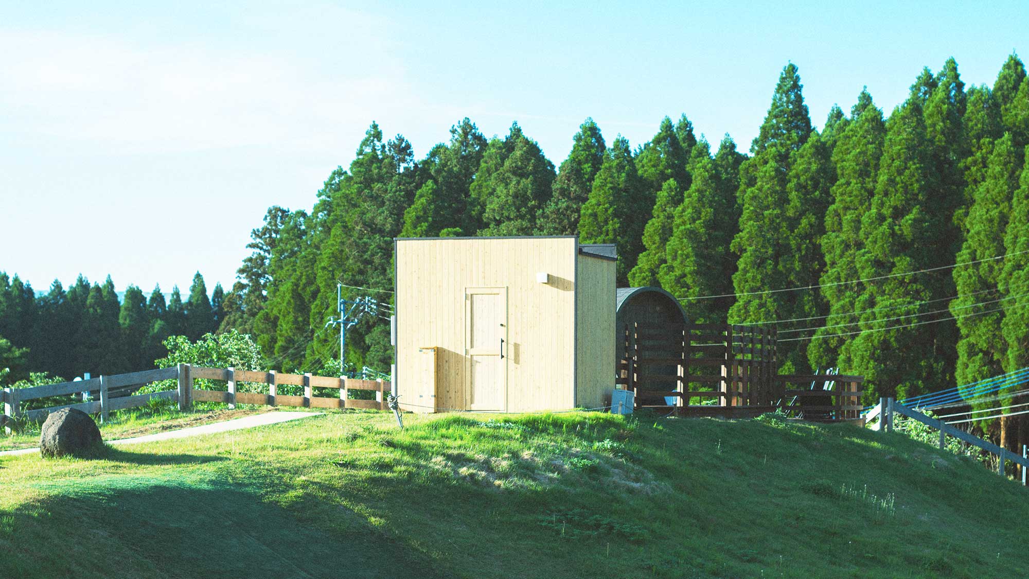 【／Sauna】敷地内にバレルサウナを新設いたしました。車で約４分。