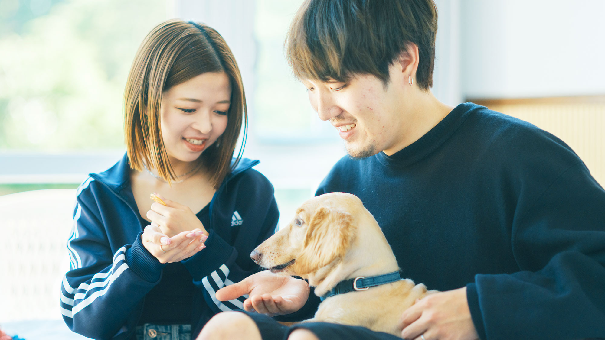 【／With Dogs・1号室（53㎡）】室内でも愛犬と一緒にお過ごしいただけます。