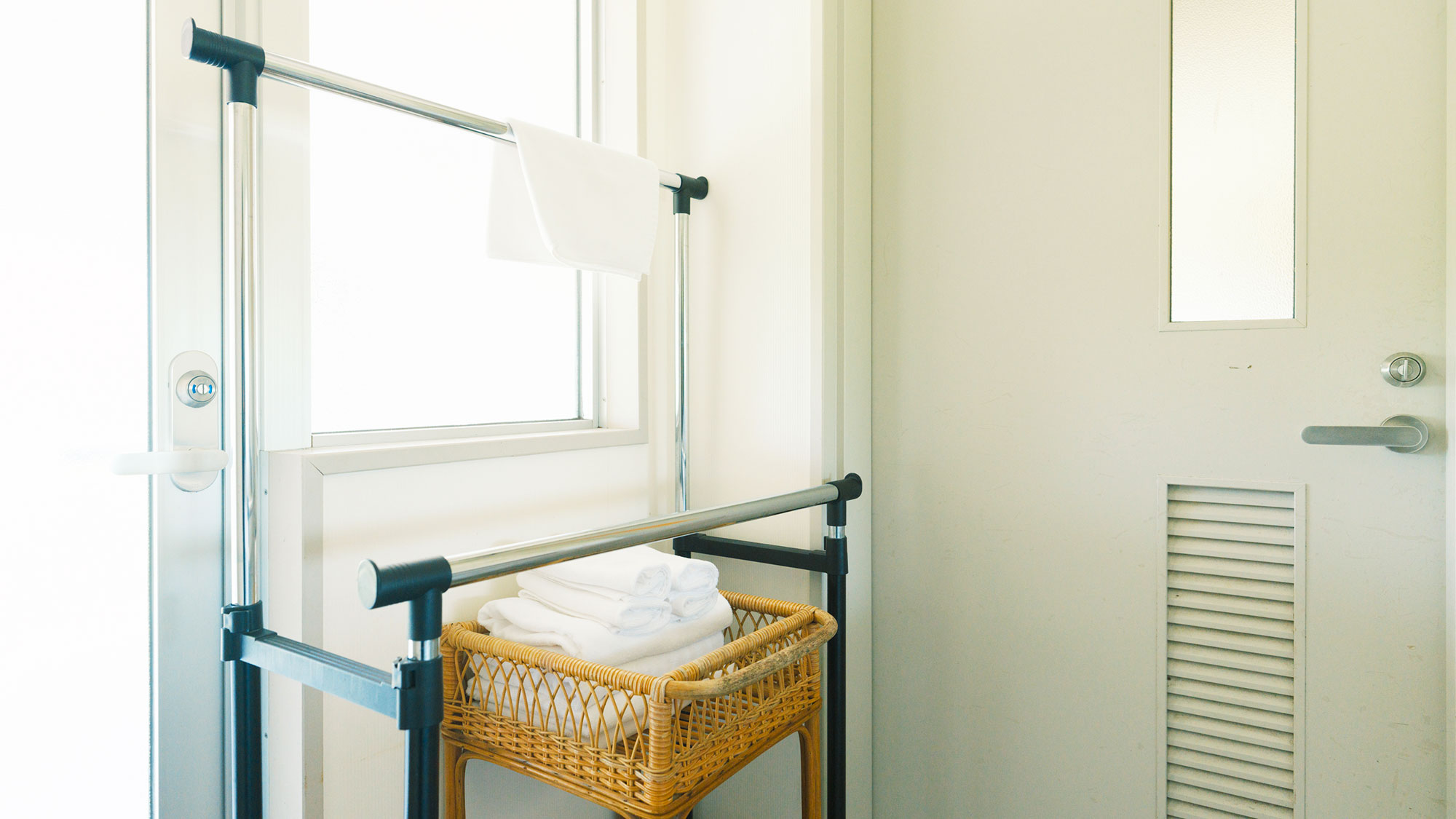 【／Lodge・和洋室】フェイスタオル・バスタオルも備えております。