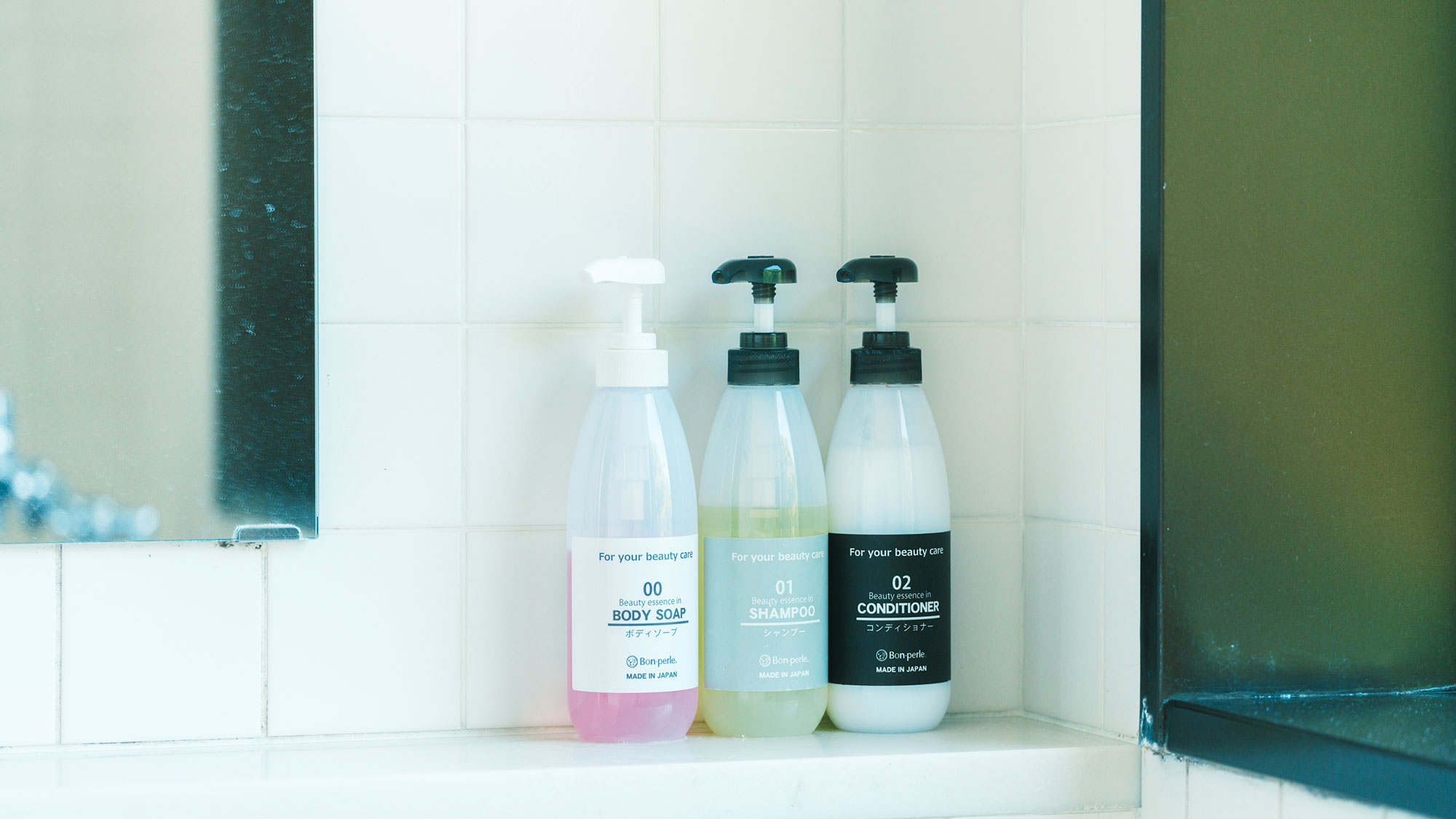 【／Lodge・和洋室】シャンプー・リンスなどのバスアメニティもございます。