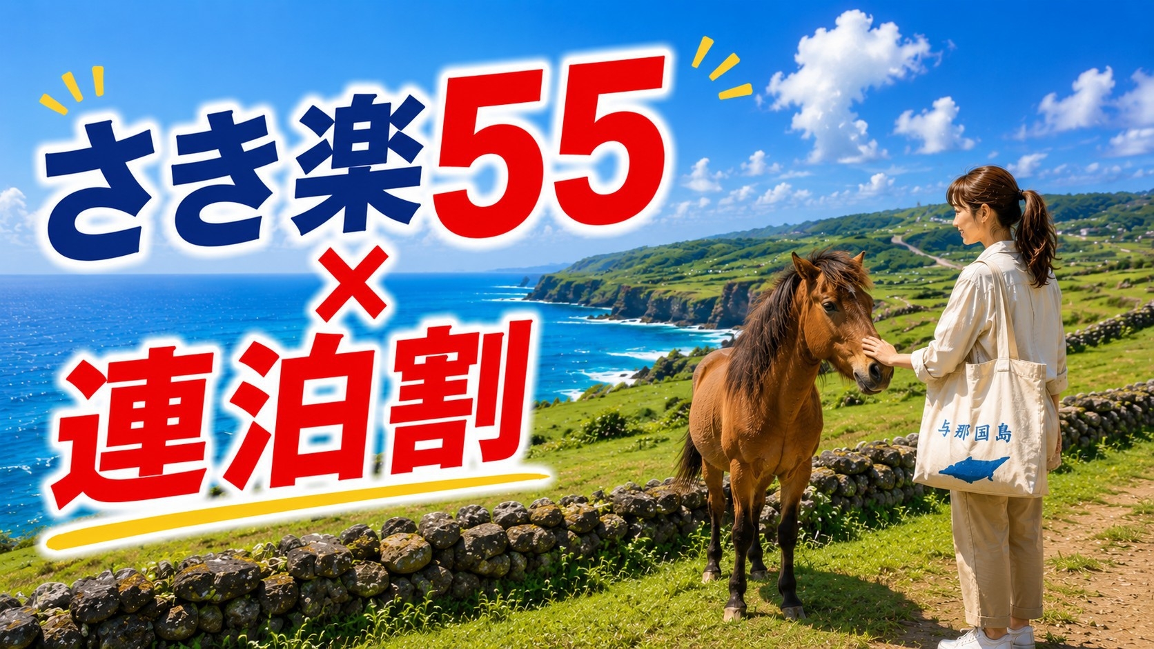 ★さき楽55×連泊割★【シングルルーム・一人個室部屋】：与那国空港・久部良港・往復送迎無料