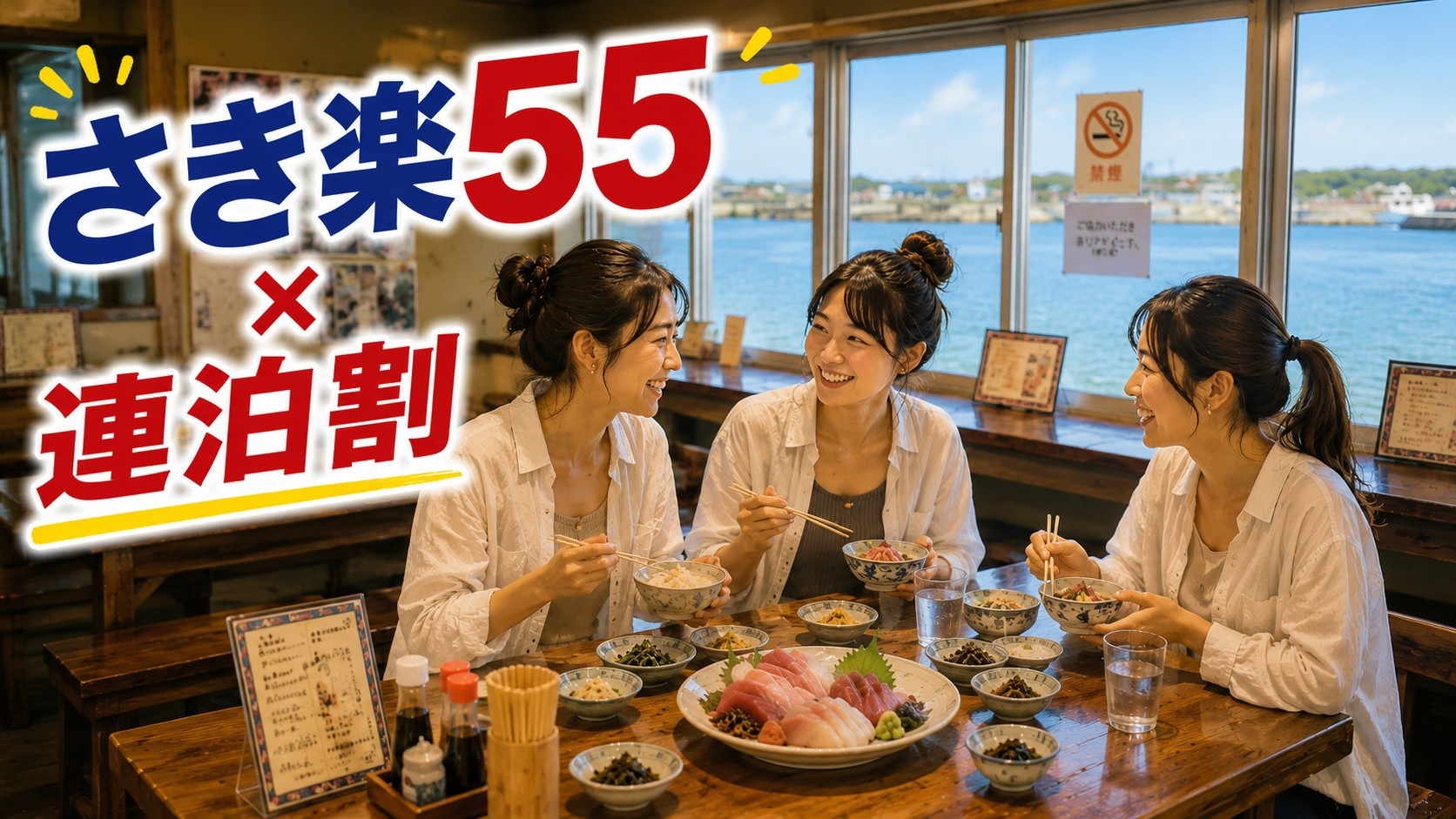 ★さき楽55×連泊割★【ラージルーム・1人〜4人個室部屋】：与那国空港・久部良港・往復送迎無料