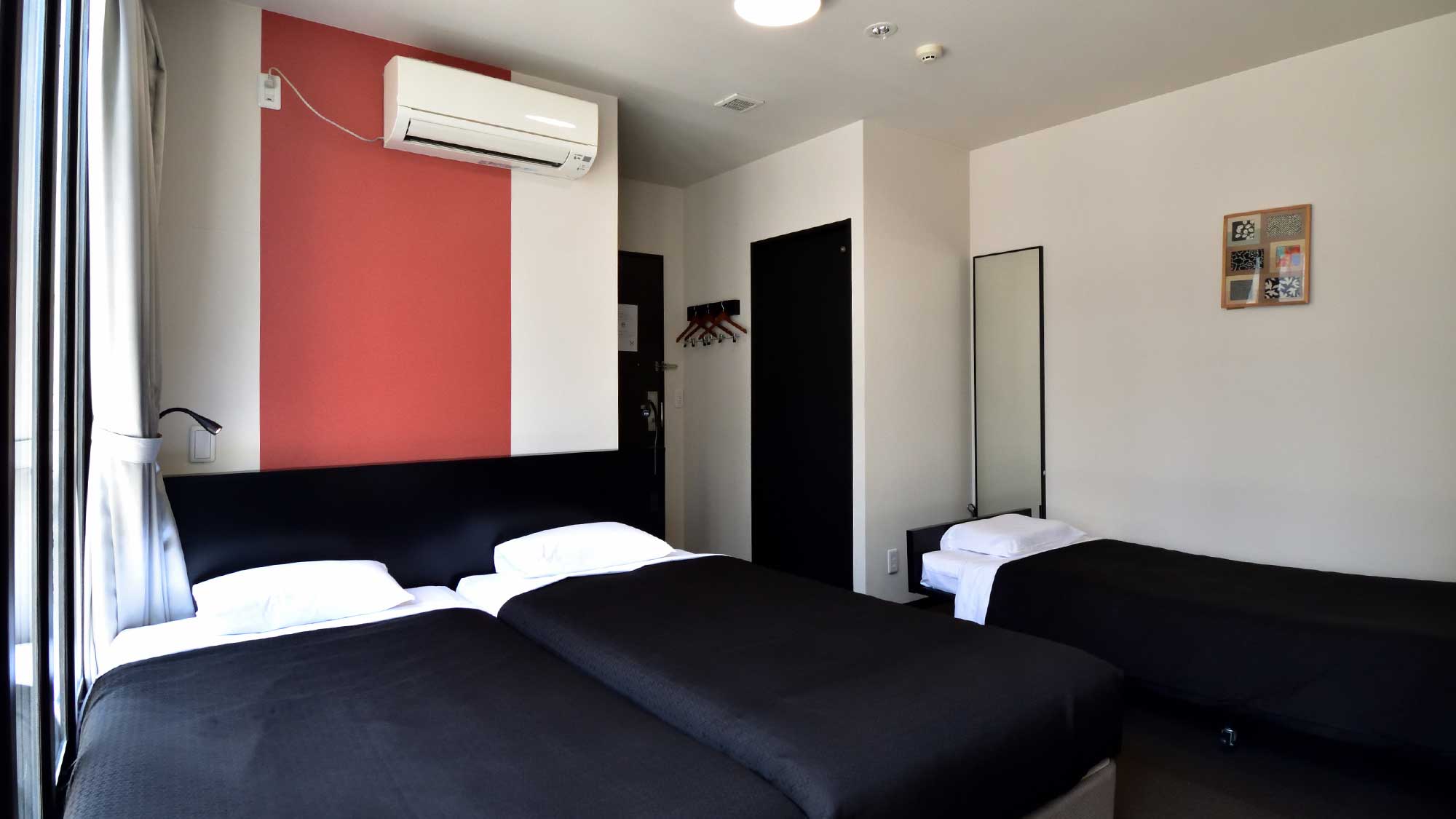 ・【デラックスツイン/一例】3名様でのご利用時はエキストラベッドをご用意