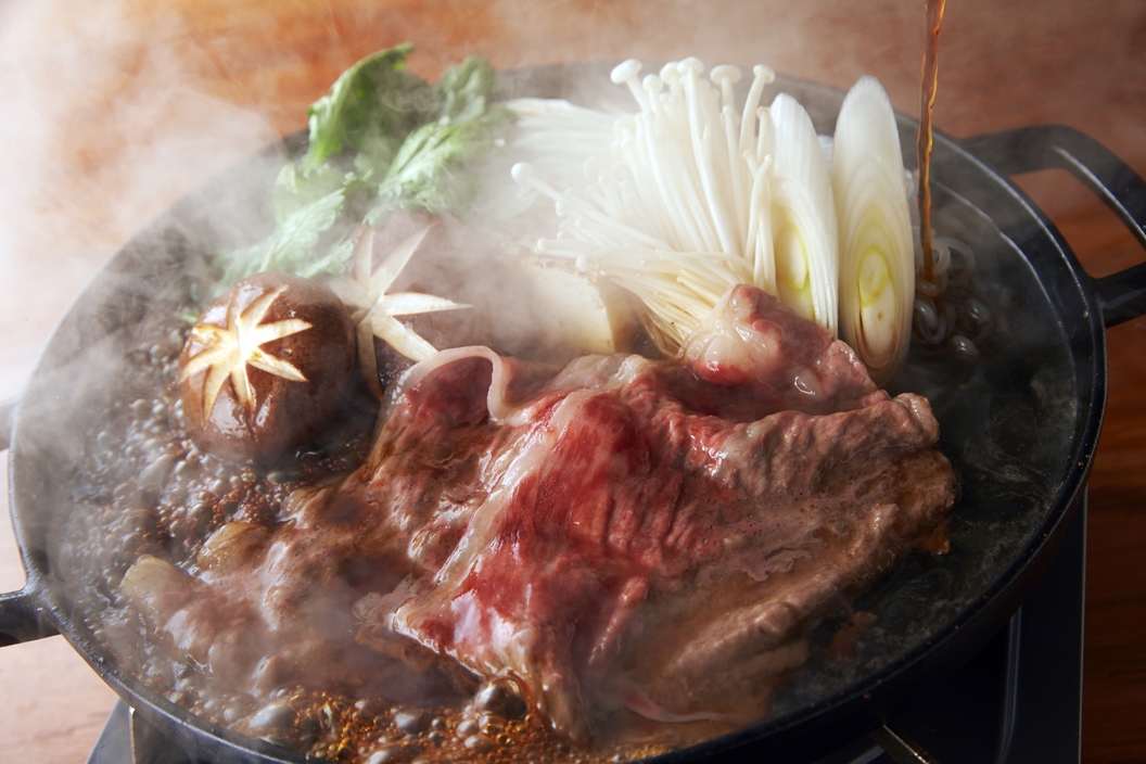 【連泊お得なプラン】 黒毛和牛　すき焼き2食付きコース