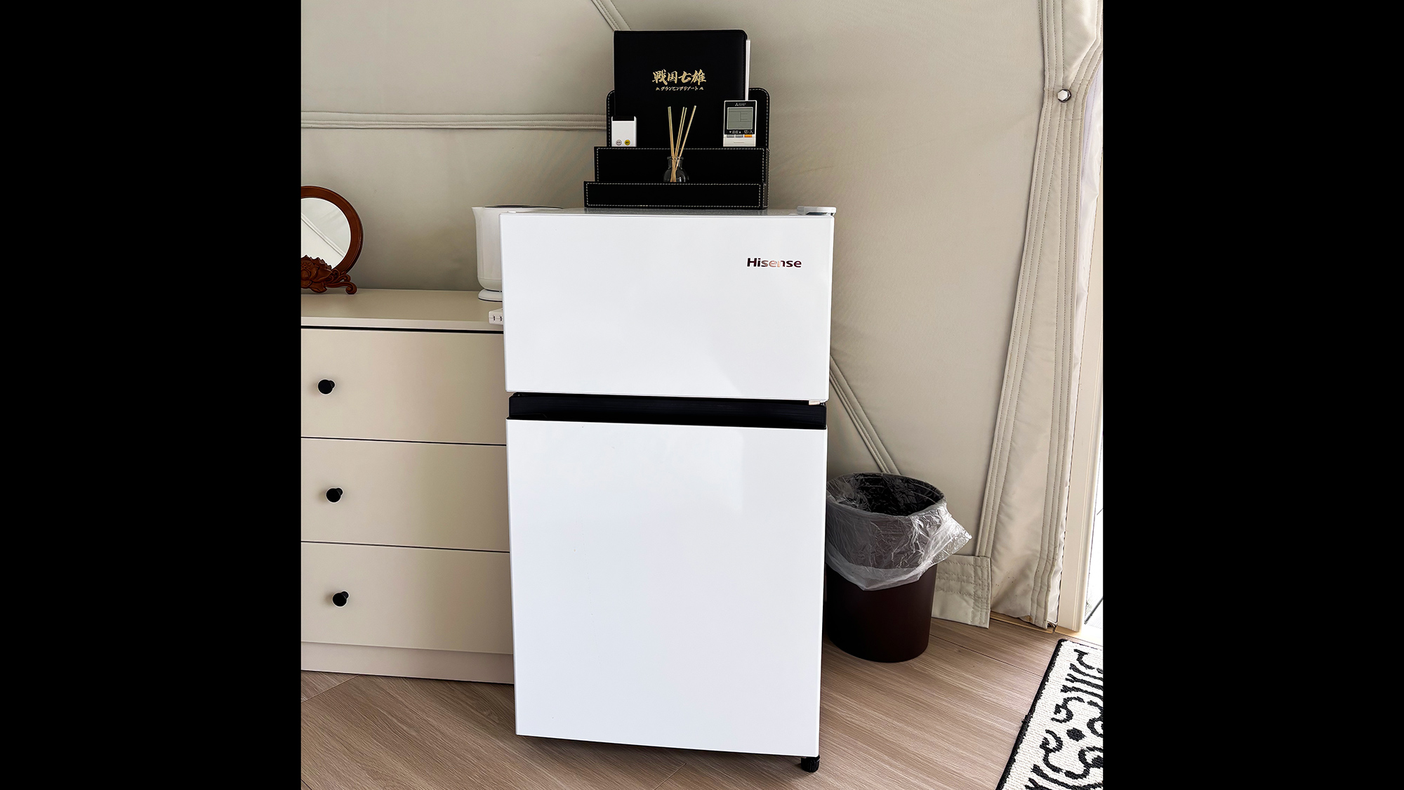 ・【共通設備】冷蔵庫を完備。買い込んだお飲み物や食材も安心して冷蔵できます