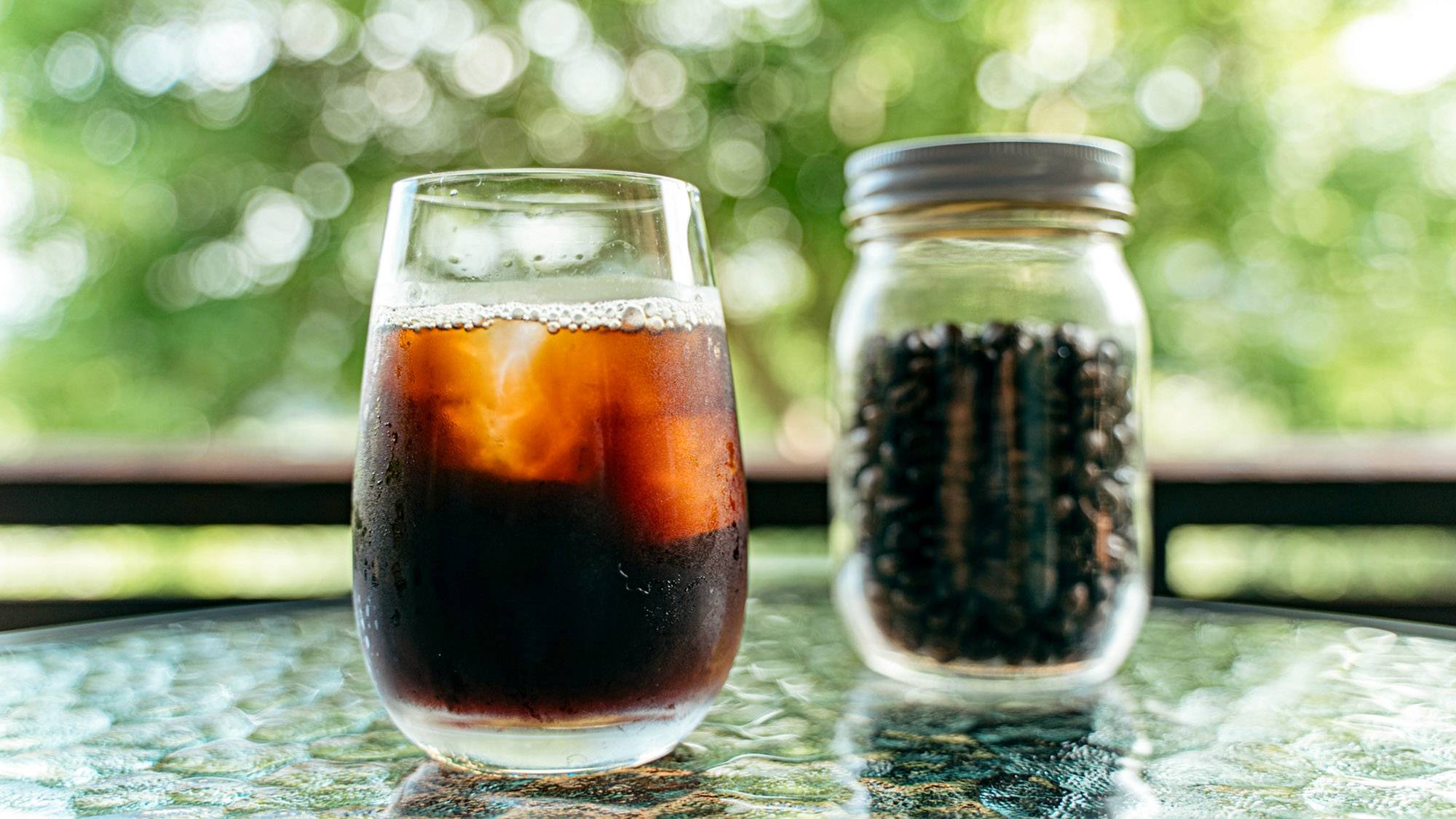 ・【カフェ】近くの美味しい湧き水を使ったアイスコーヒー