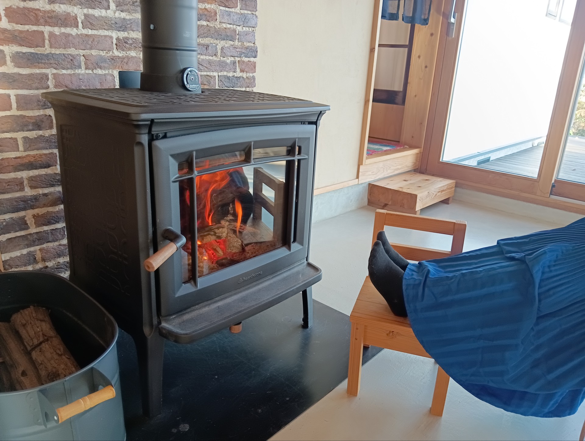 薪ストーブ２